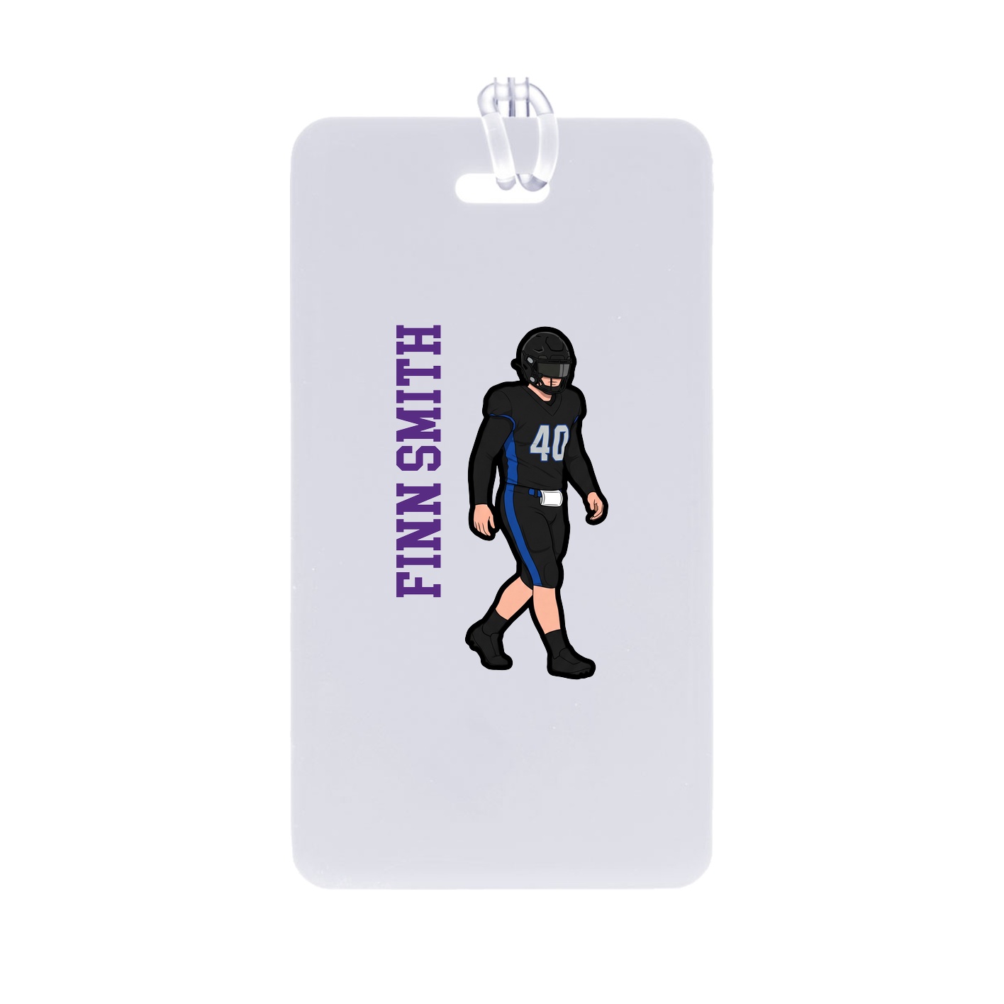 Bag Tag — Name Vertical in Classic