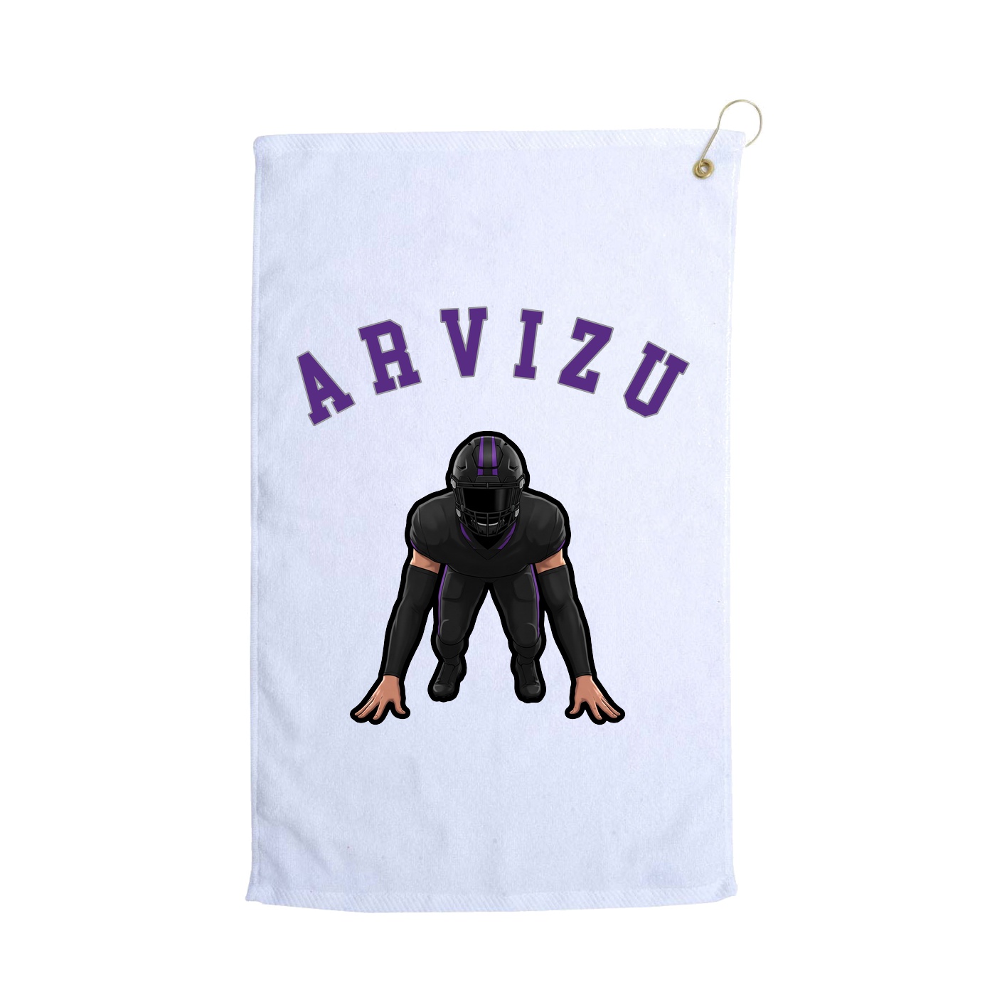 Golf Towel — Shirsey Arch in White