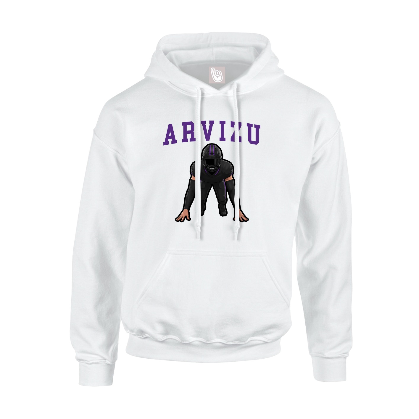 Hoodie — Shirsey in White