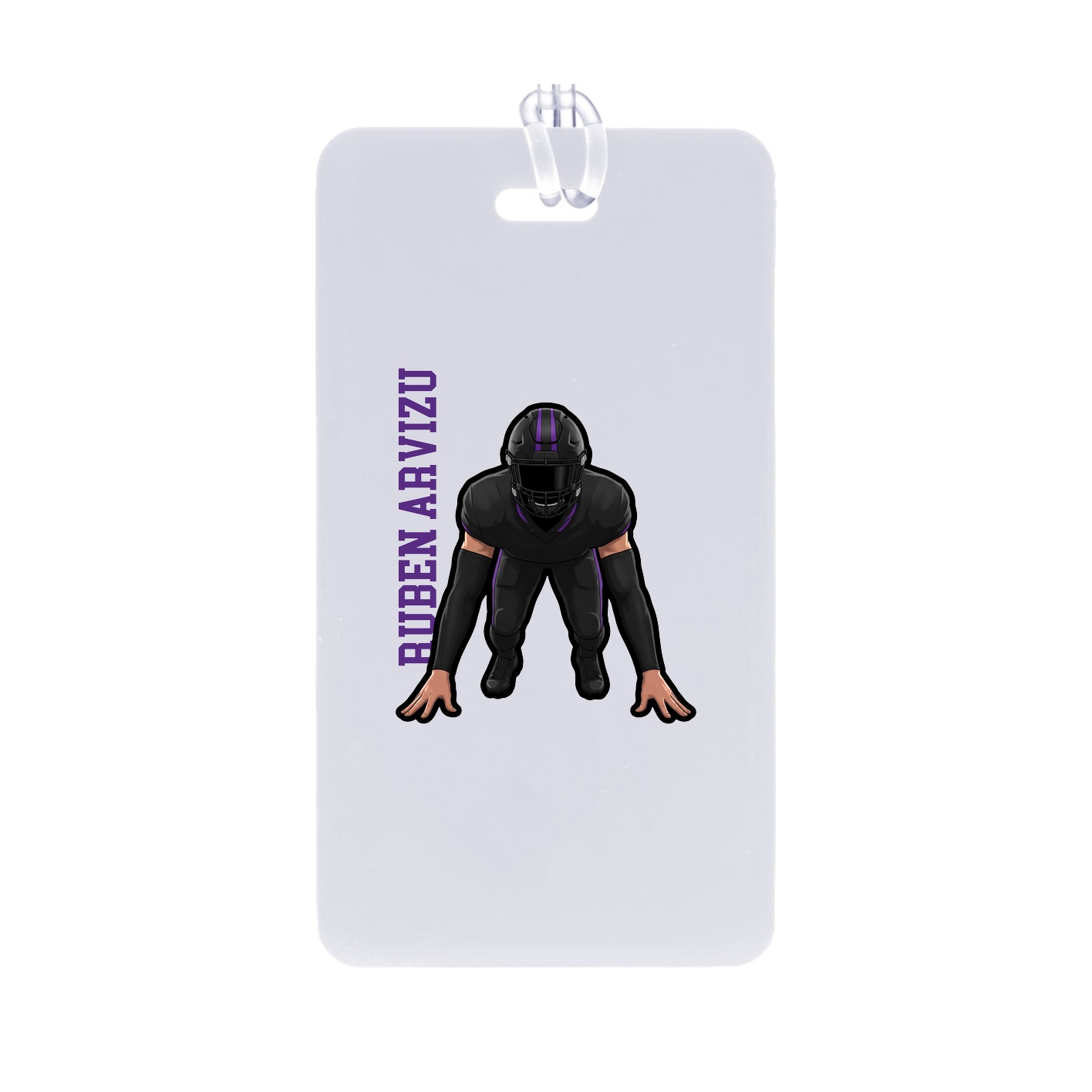Bag Tag — Name Vertical in Classic