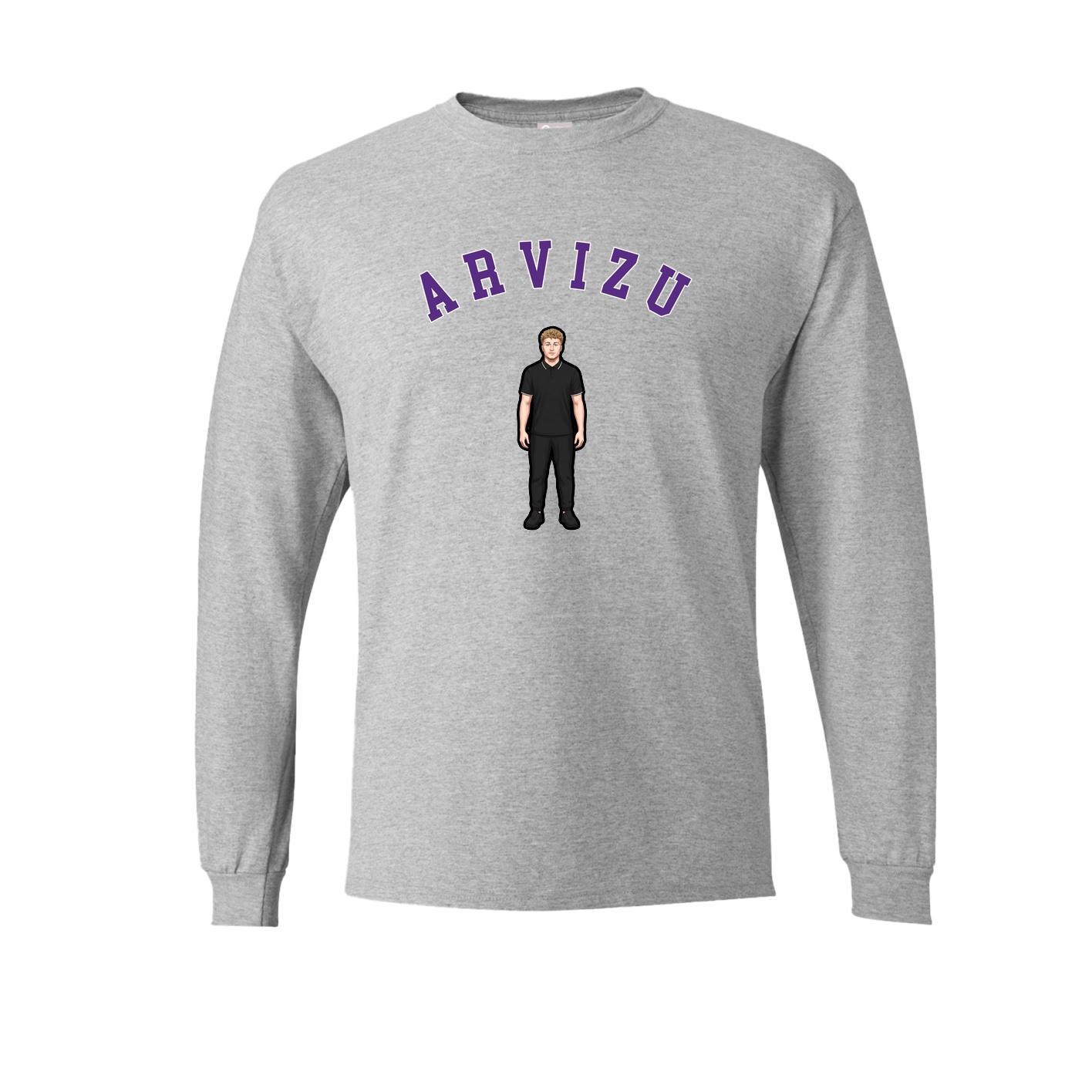 Long Sleeve Tee — Shirsey Arch in Grey