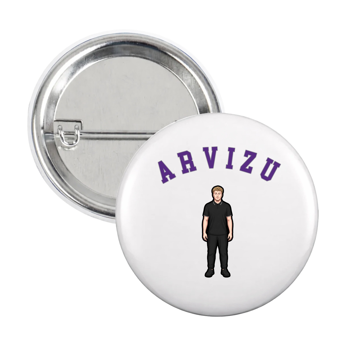 Game Day Button — Shirsey Arch in White