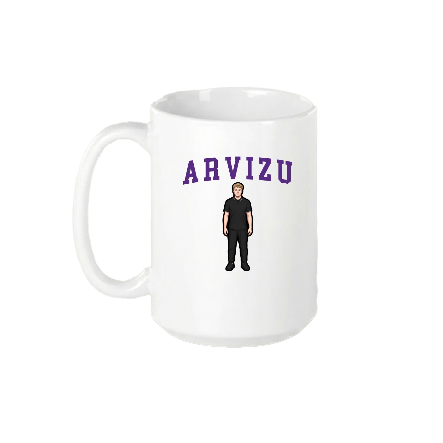 15oz Coffee Mug — Shirsey in White