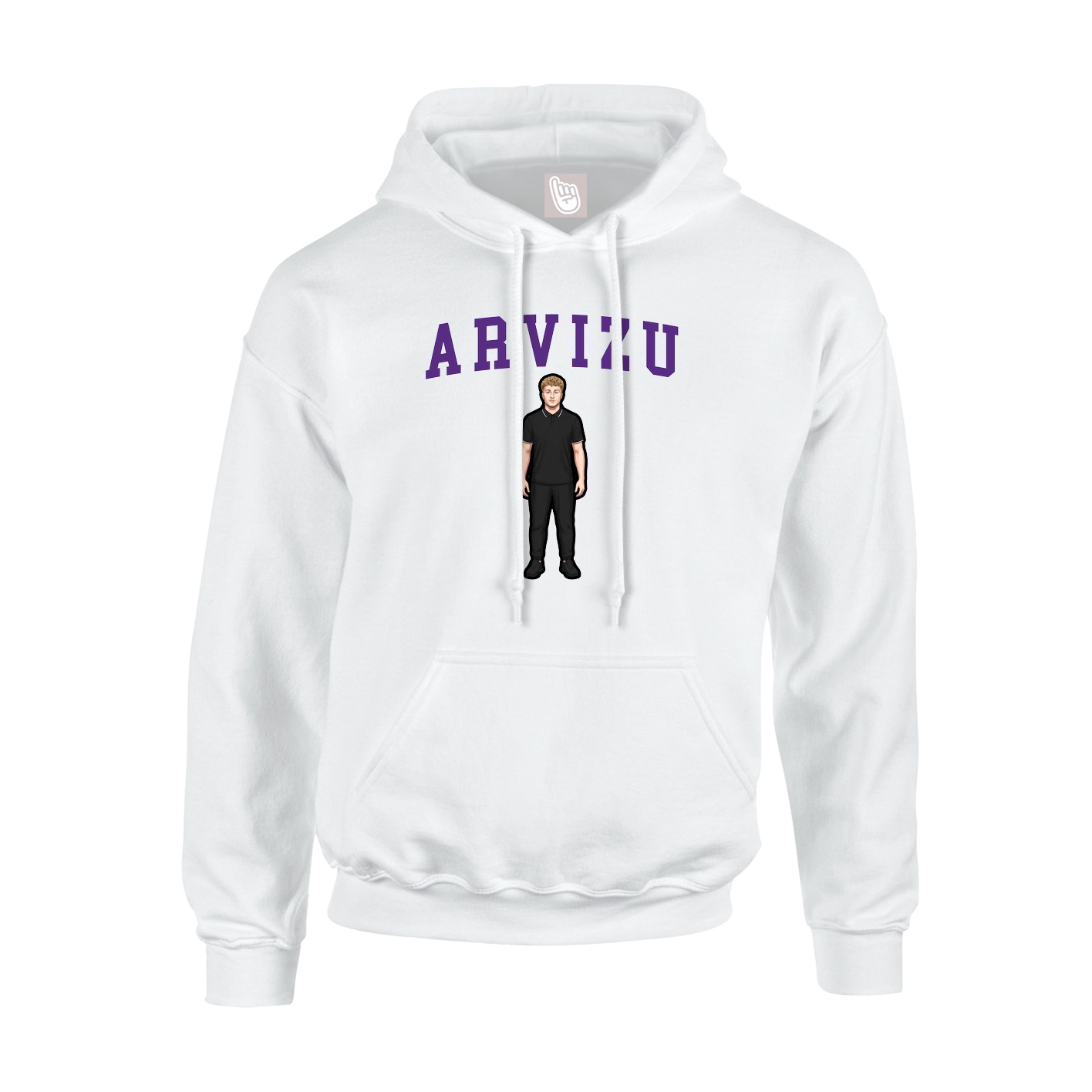 Youth Hoodie — Shirsey in White