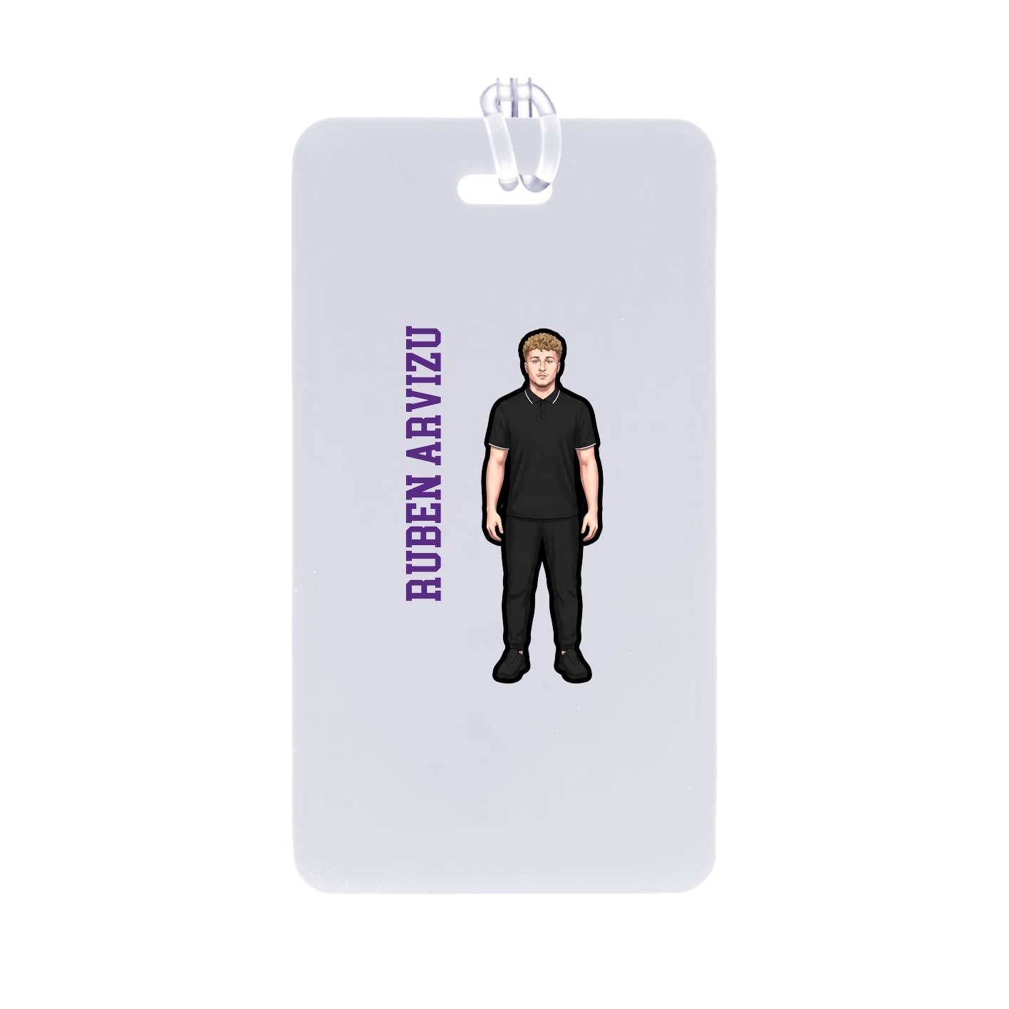 Bag Tag — Name Vertical in Classic