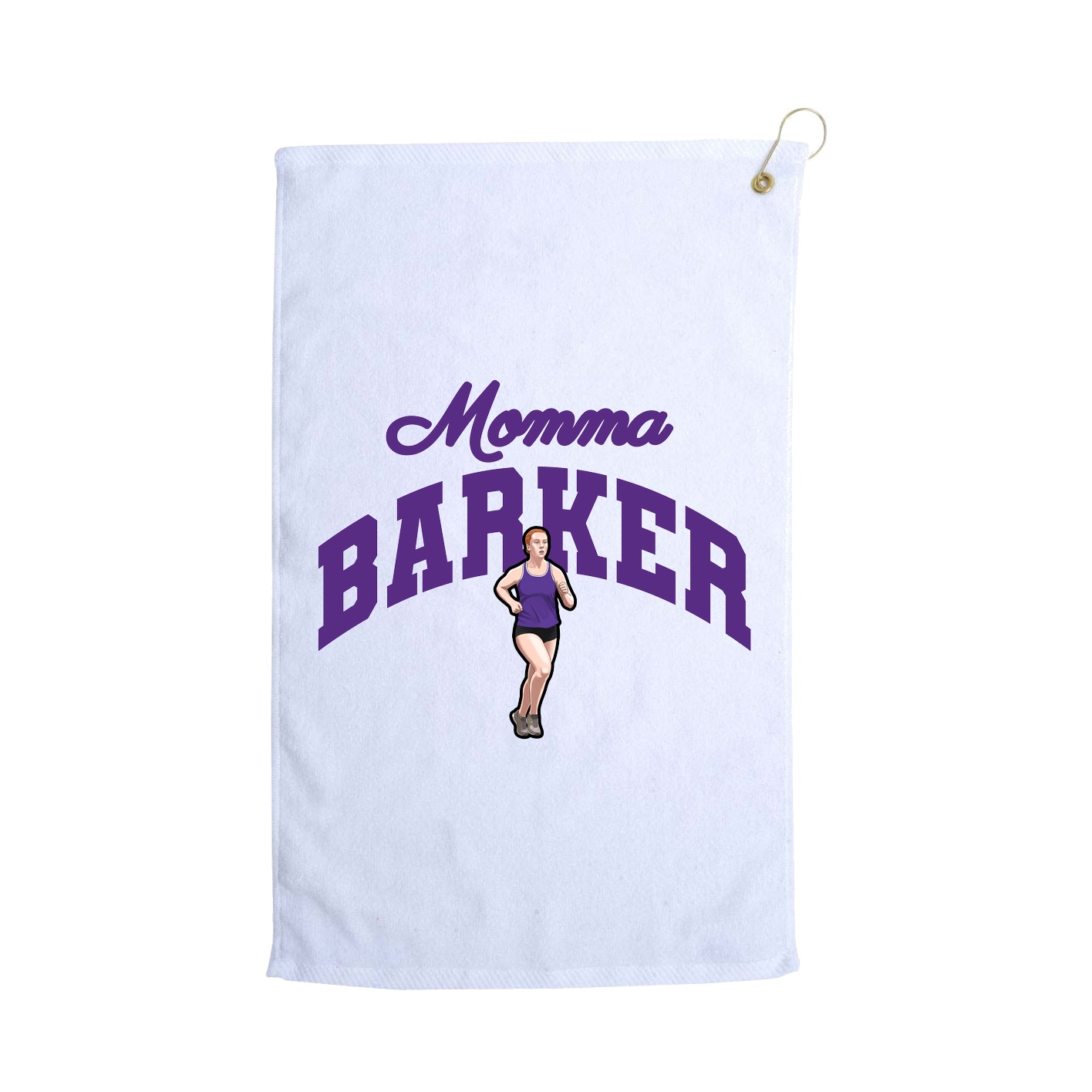 Golf Towel — Mothers Day Arch in White