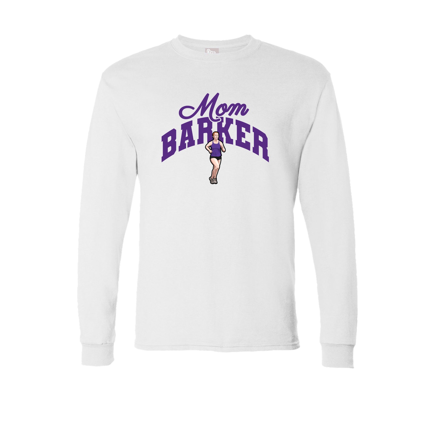 Long Sleeve Tee — Mothers Day Arch in White