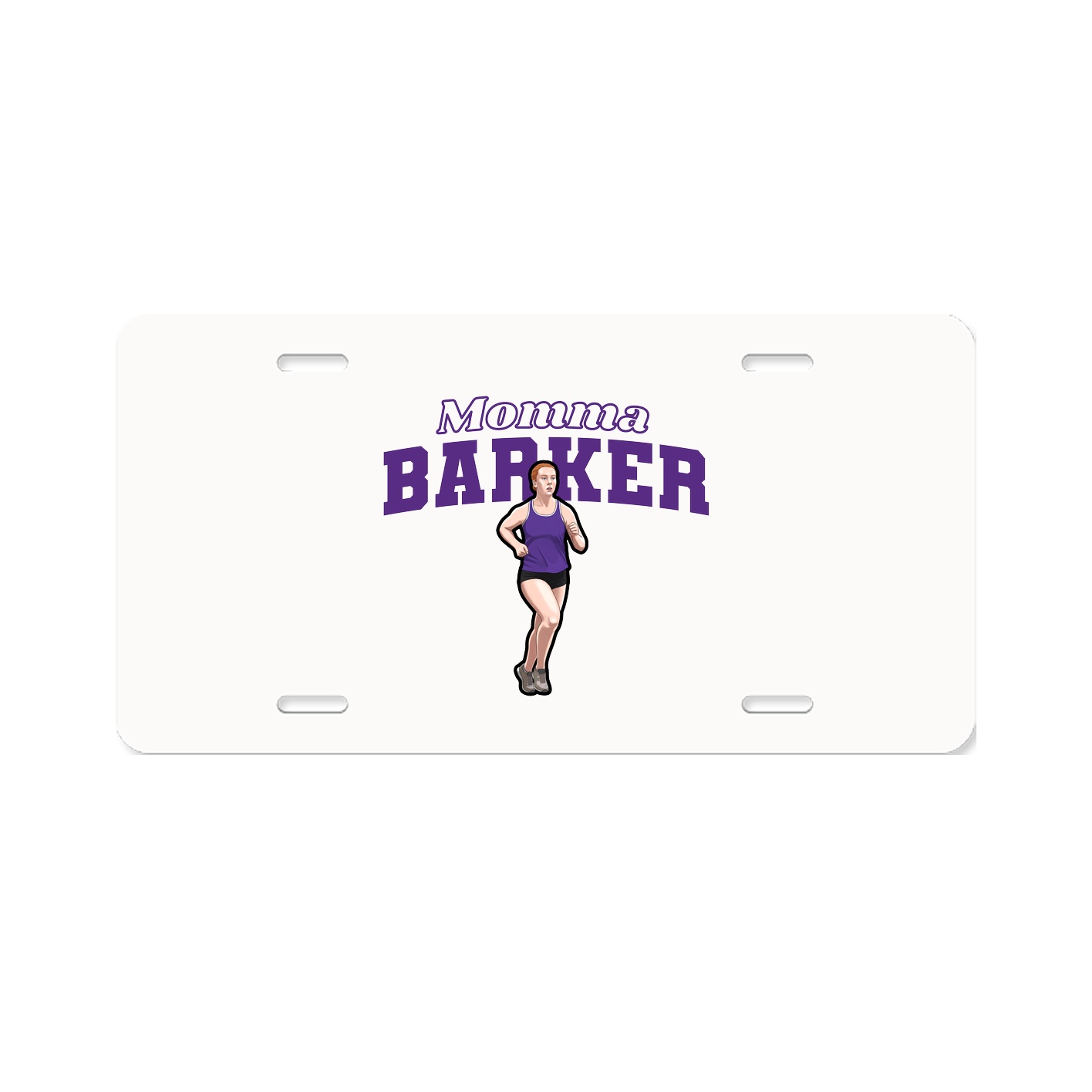 License Plate — Mothers Day Block in Classic