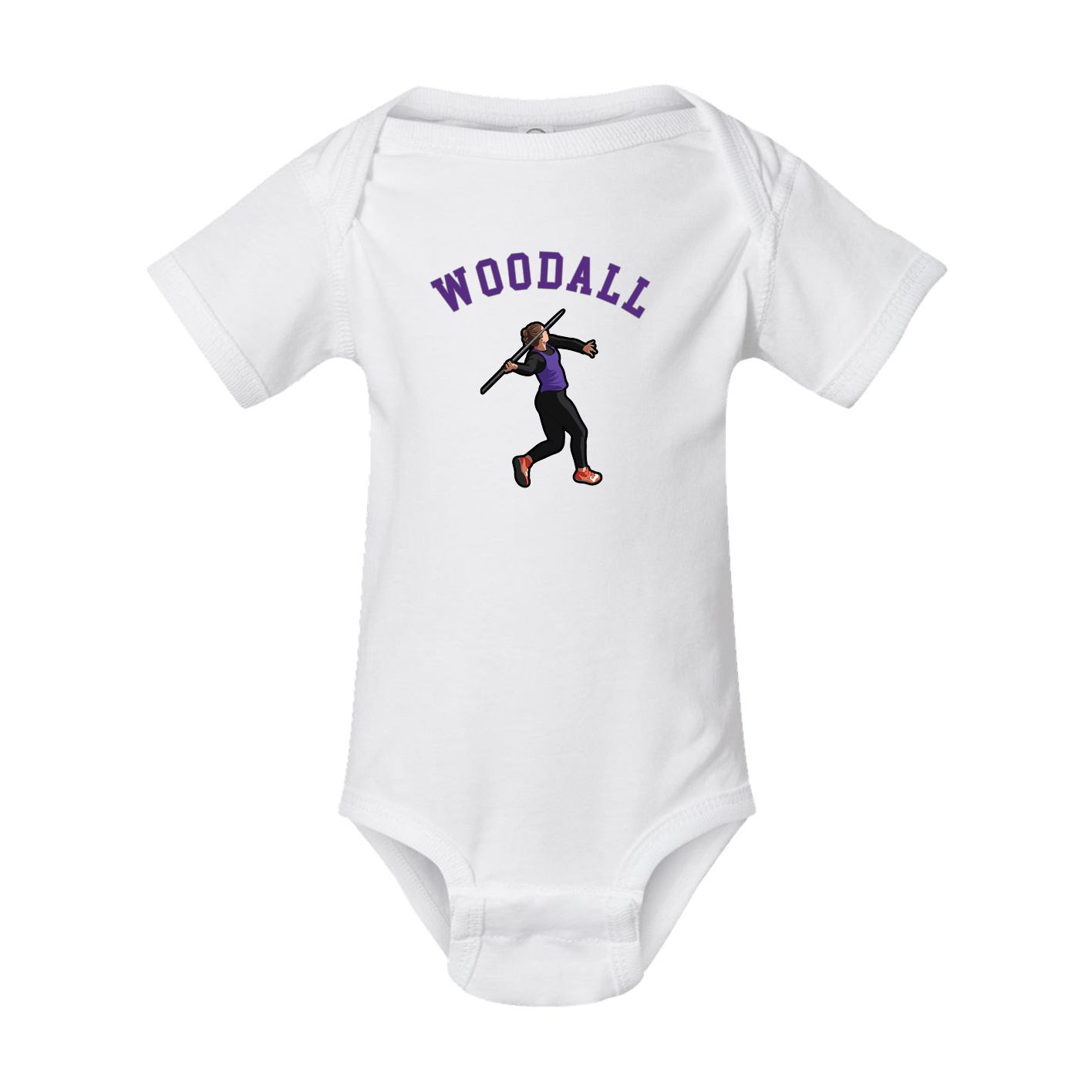 Baby Onesie — Shirsey Arch in White