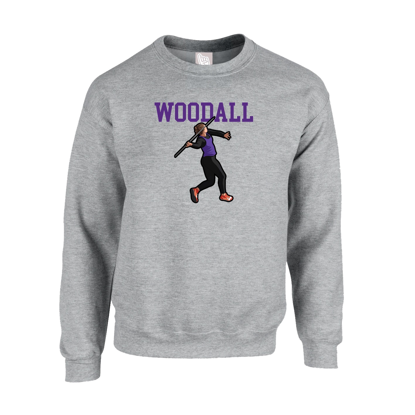 Fleece Crew — Shirsey in Grey