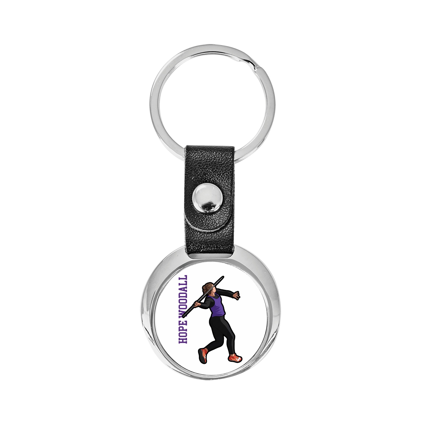 Key Chain — Name Vertical in Classic