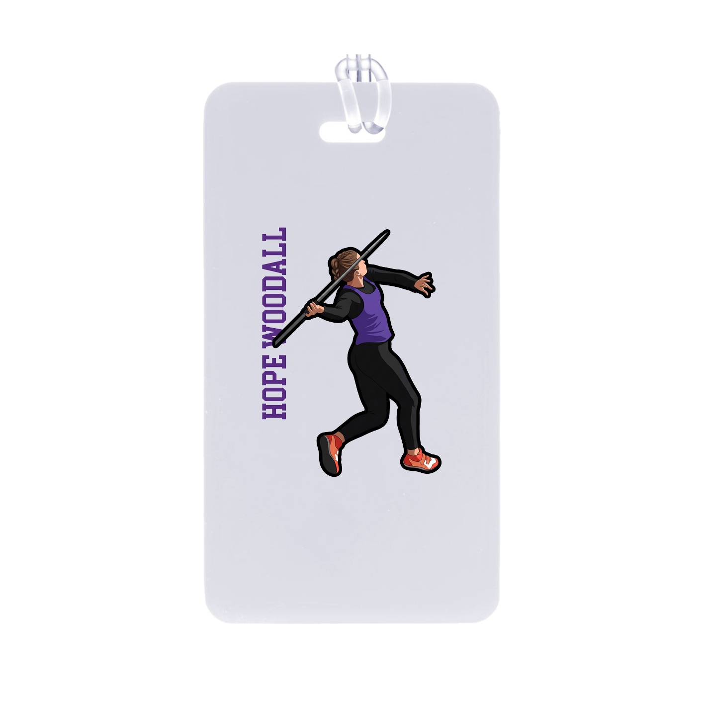 Bag Tag — Name Vertical in Classic