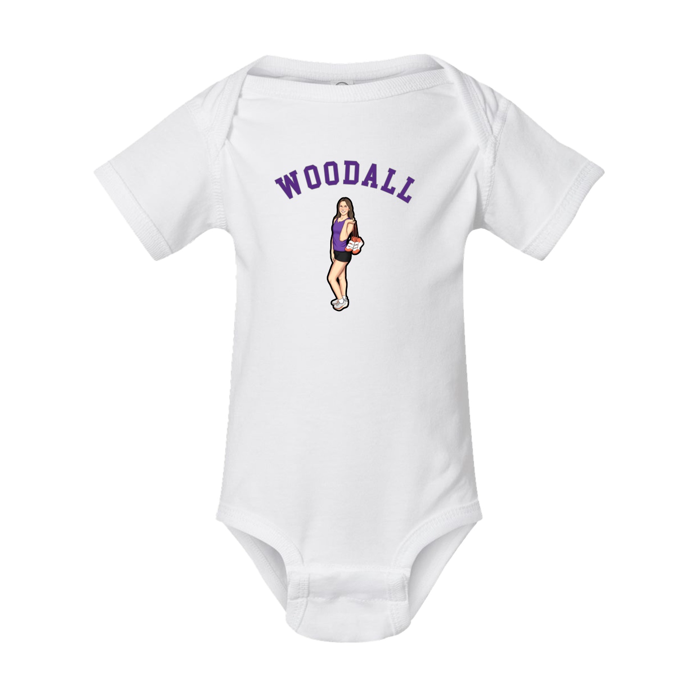 Baby Onesie — Shirsey Arch in White