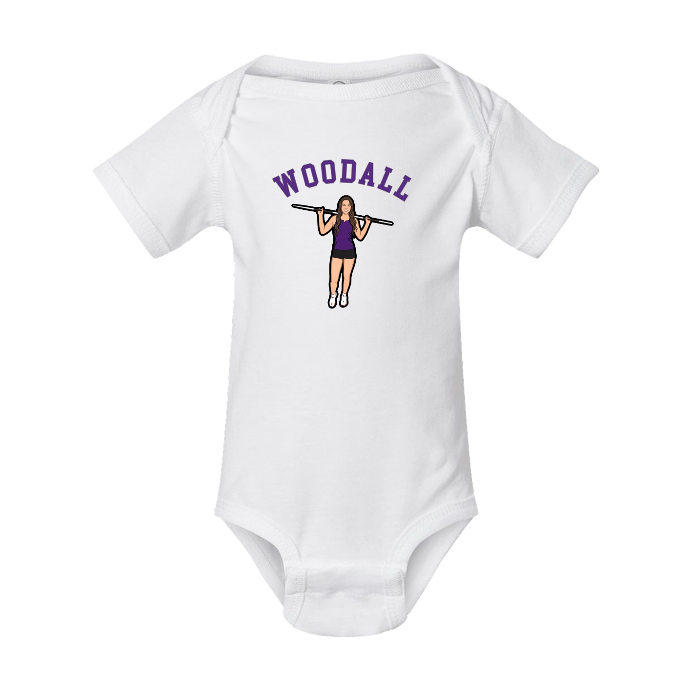 Baby Onesie — Shirsey Arch in White