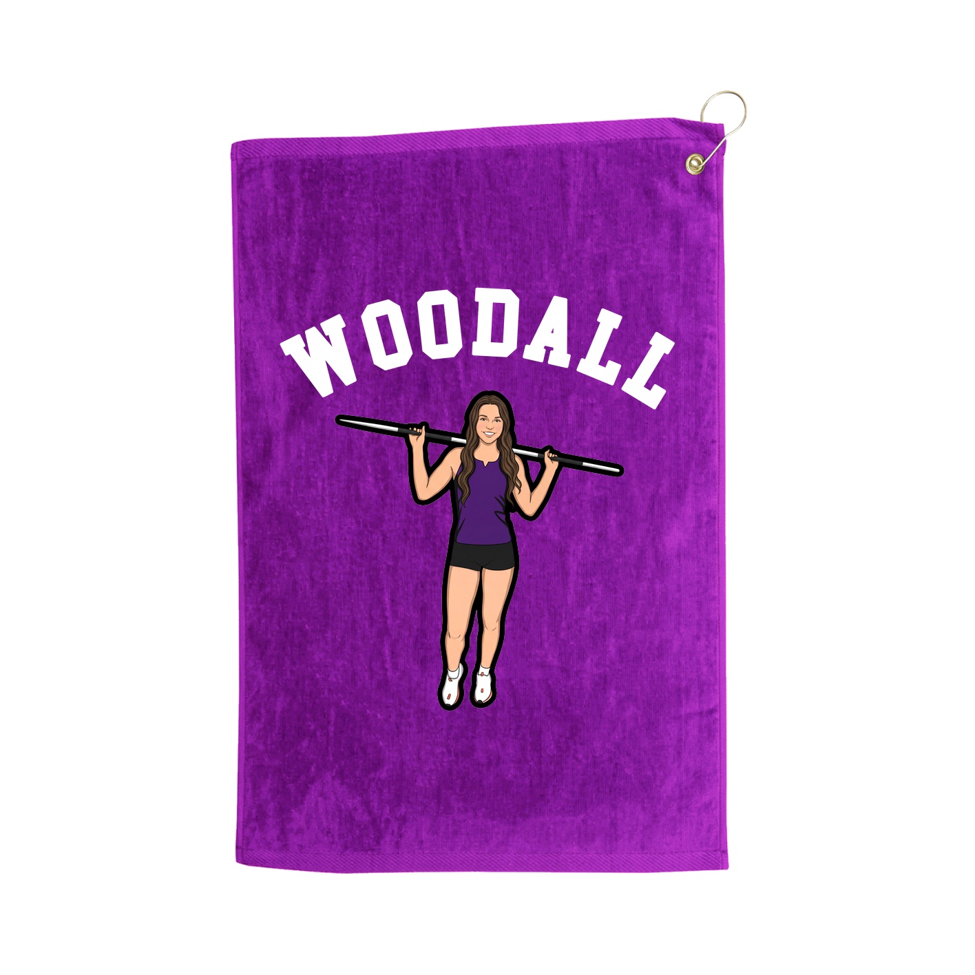 Golf Towel — Shirsey Arch in Purple