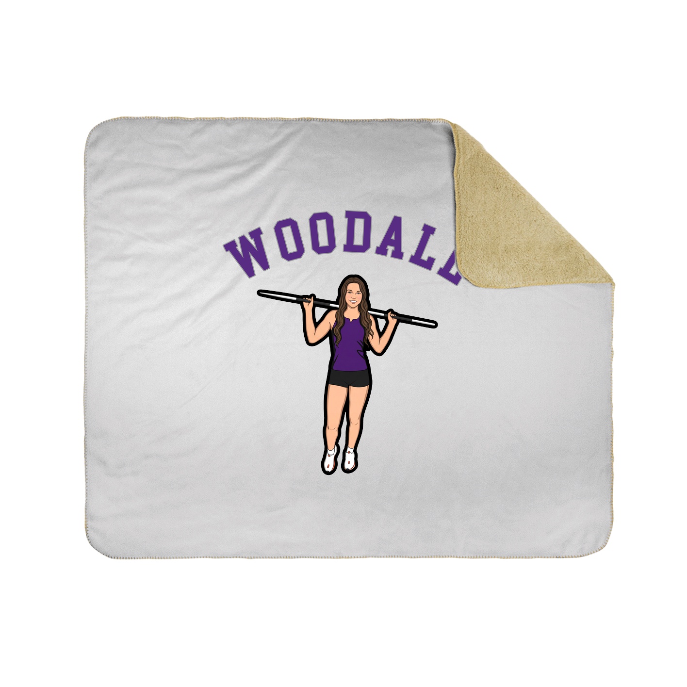 Throw Blanket — Shirsey Arch in White