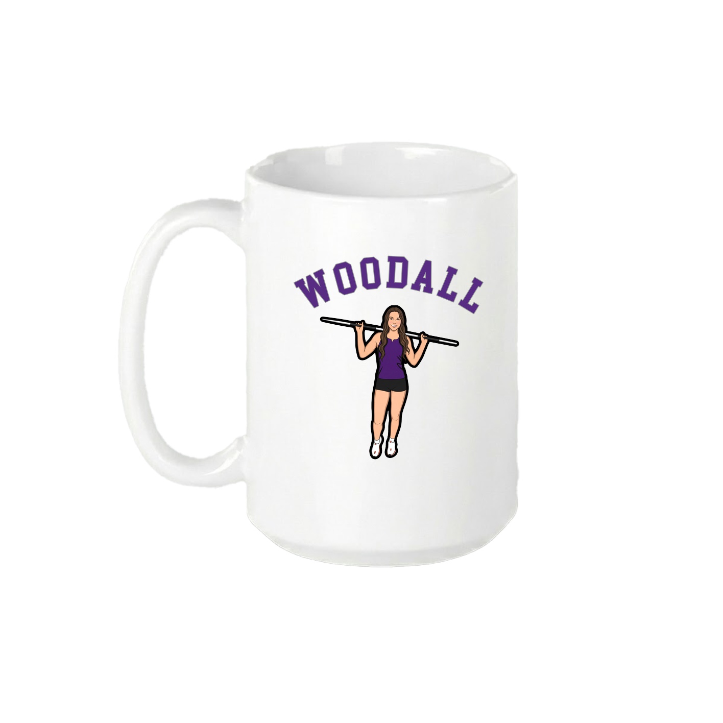 15oz Coffee Mug — Shirsey Arch in White