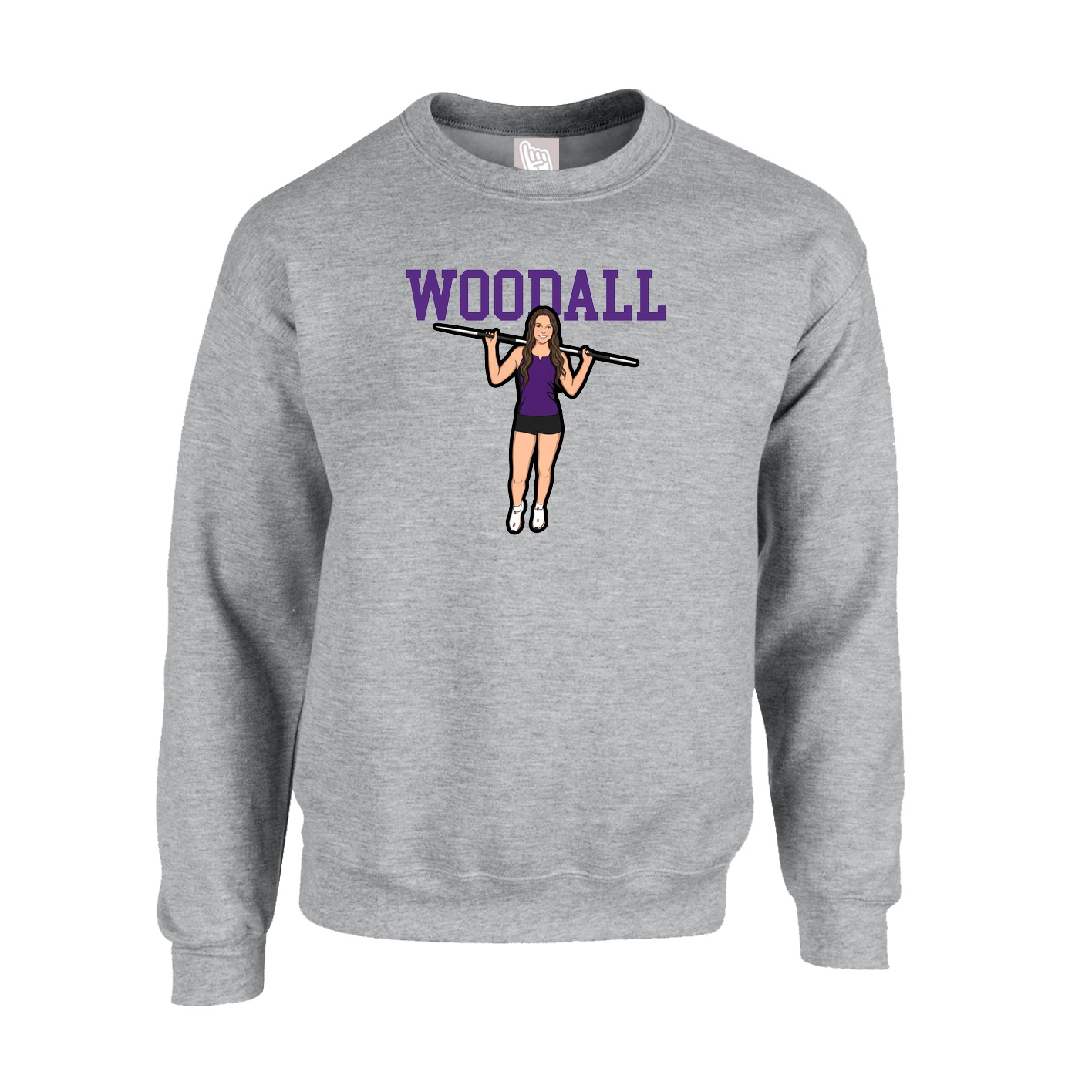 Fleece Crew — Shirsey in Grey