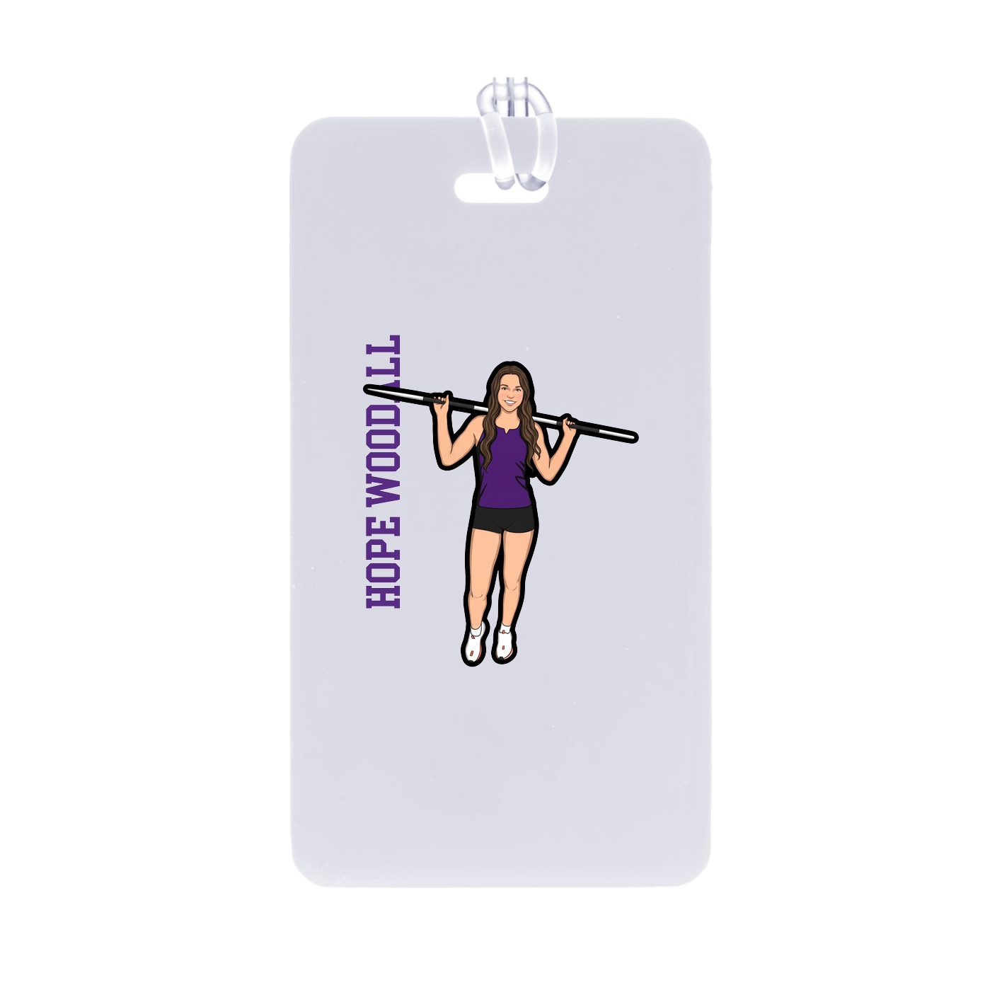 Bag Tag — Name Vertical in Classic