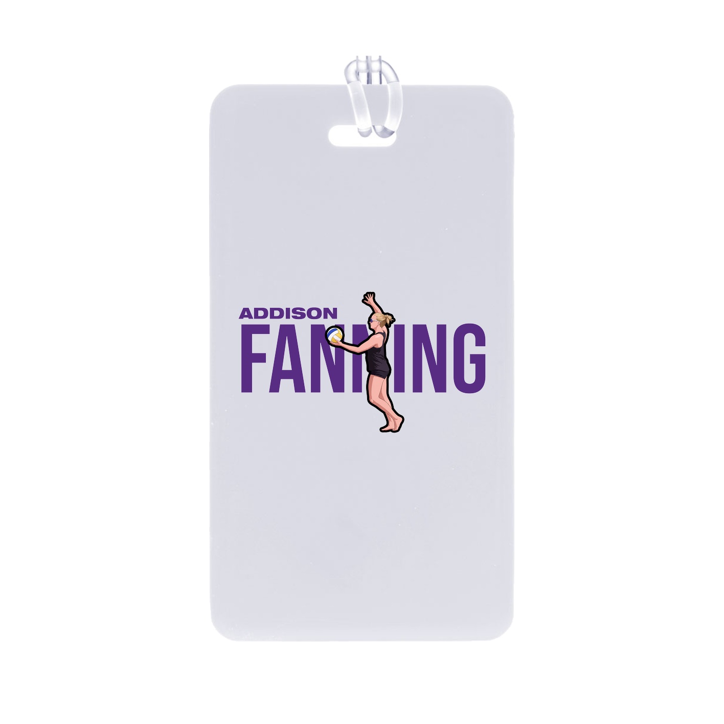 Bag Tag — Player Name in Classic