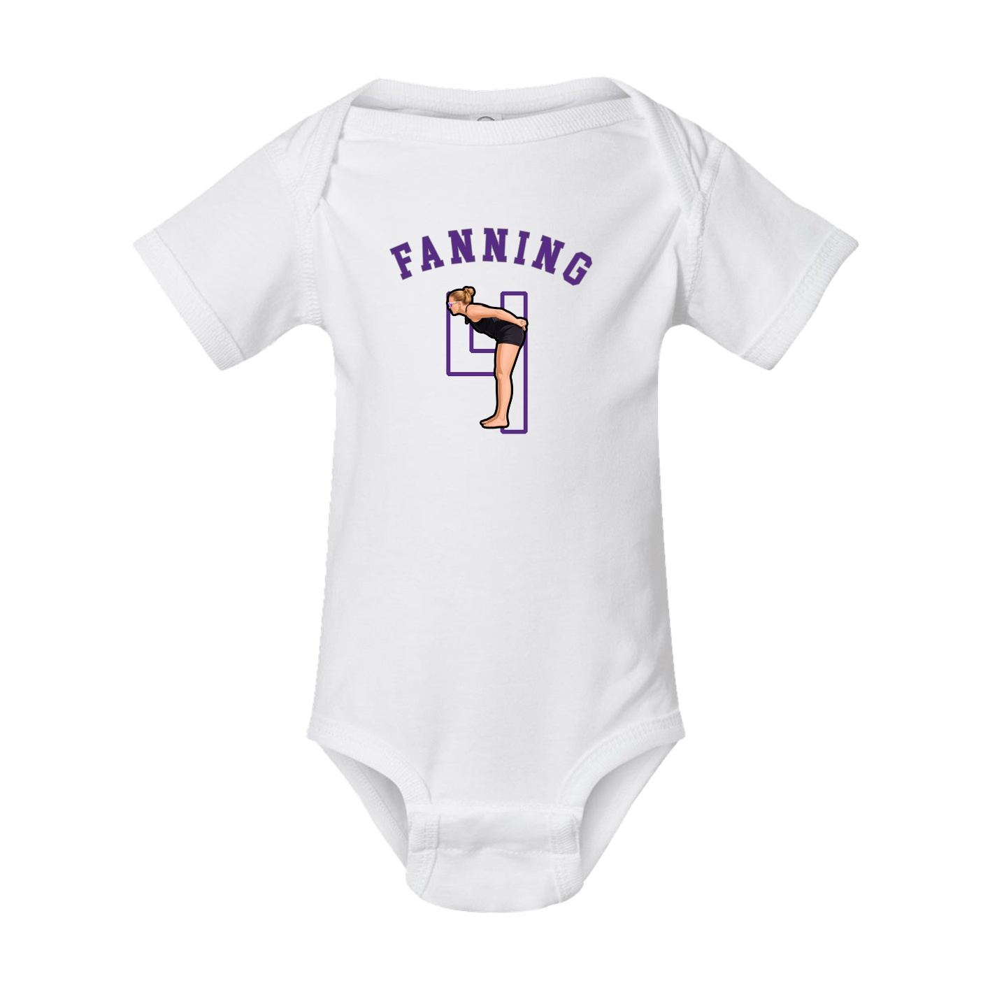 Baby Onesie — Shirsey Arch in White
