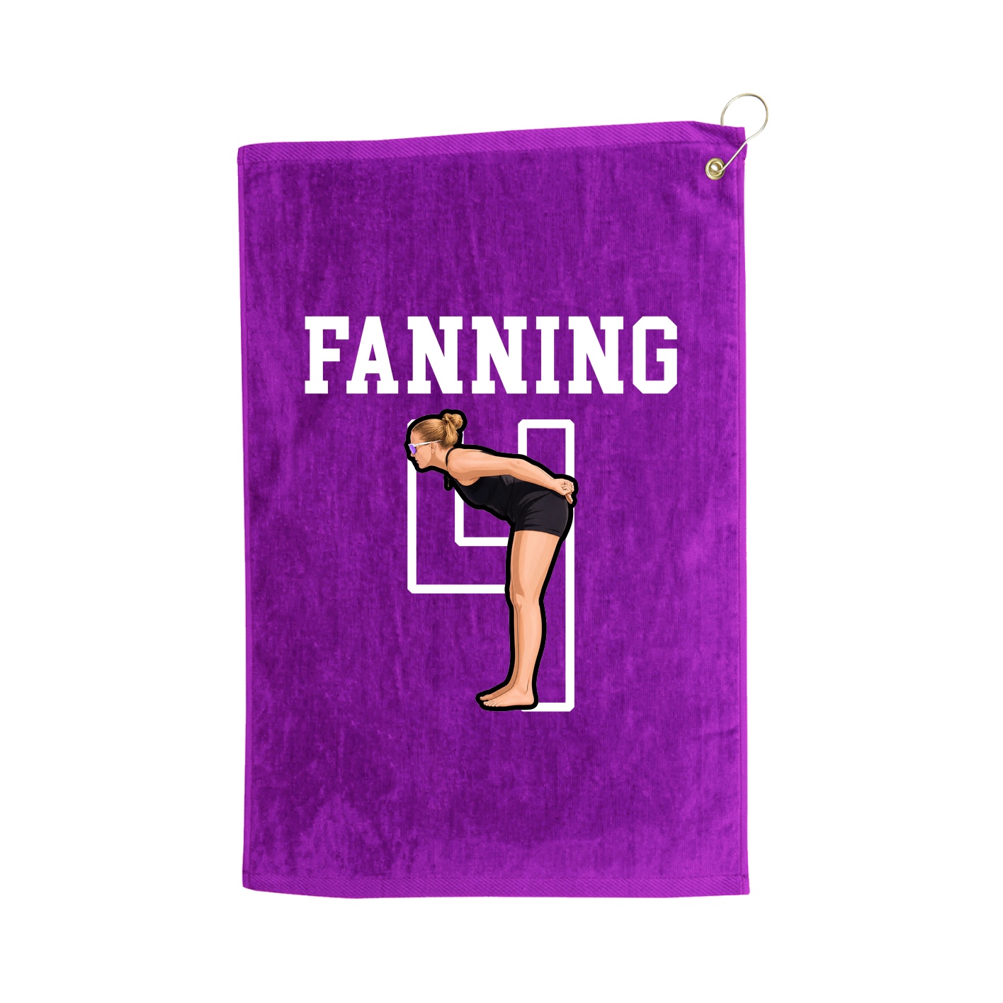 Golf Towel — Shirsey in Purple