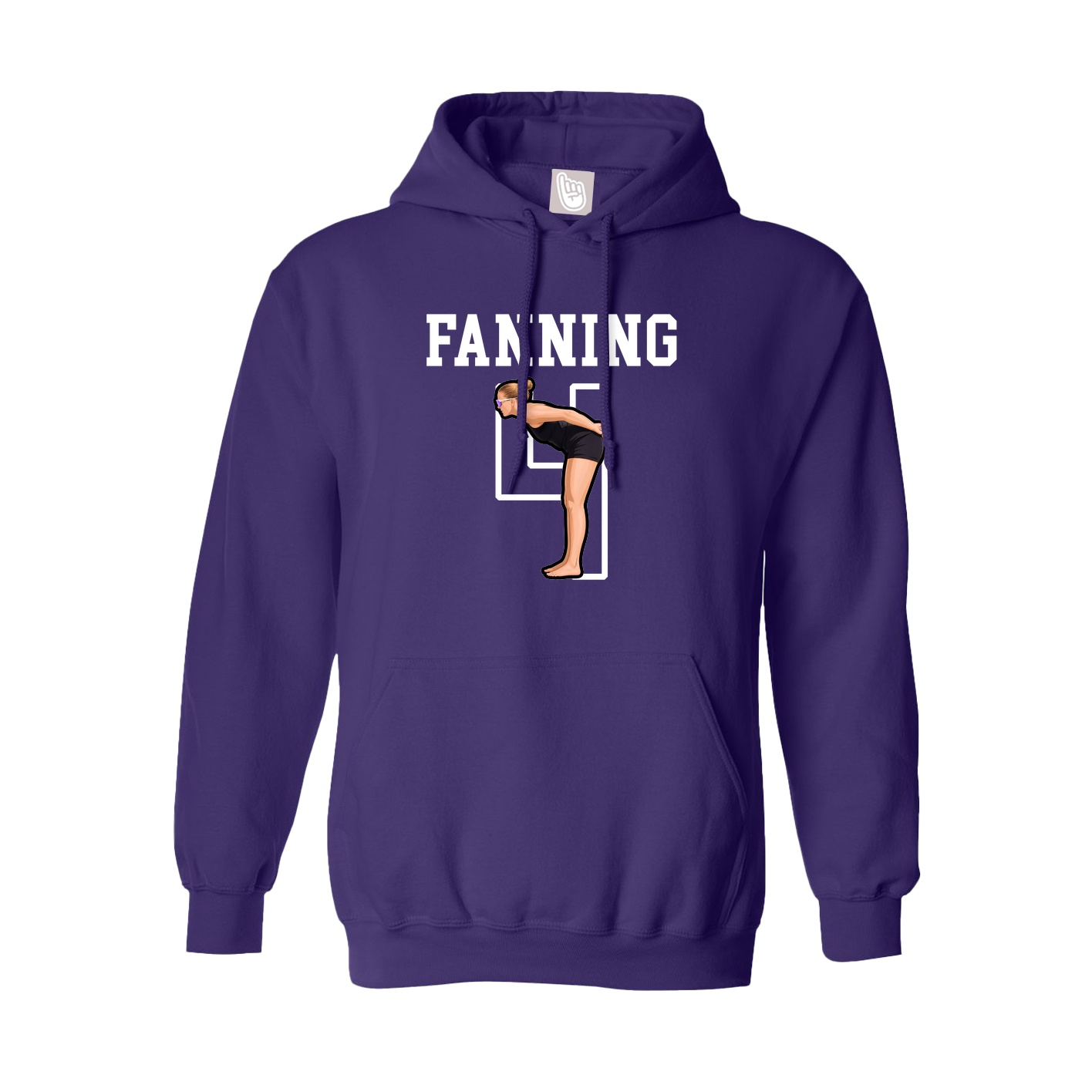 Hoodie — Shirsey in Purple