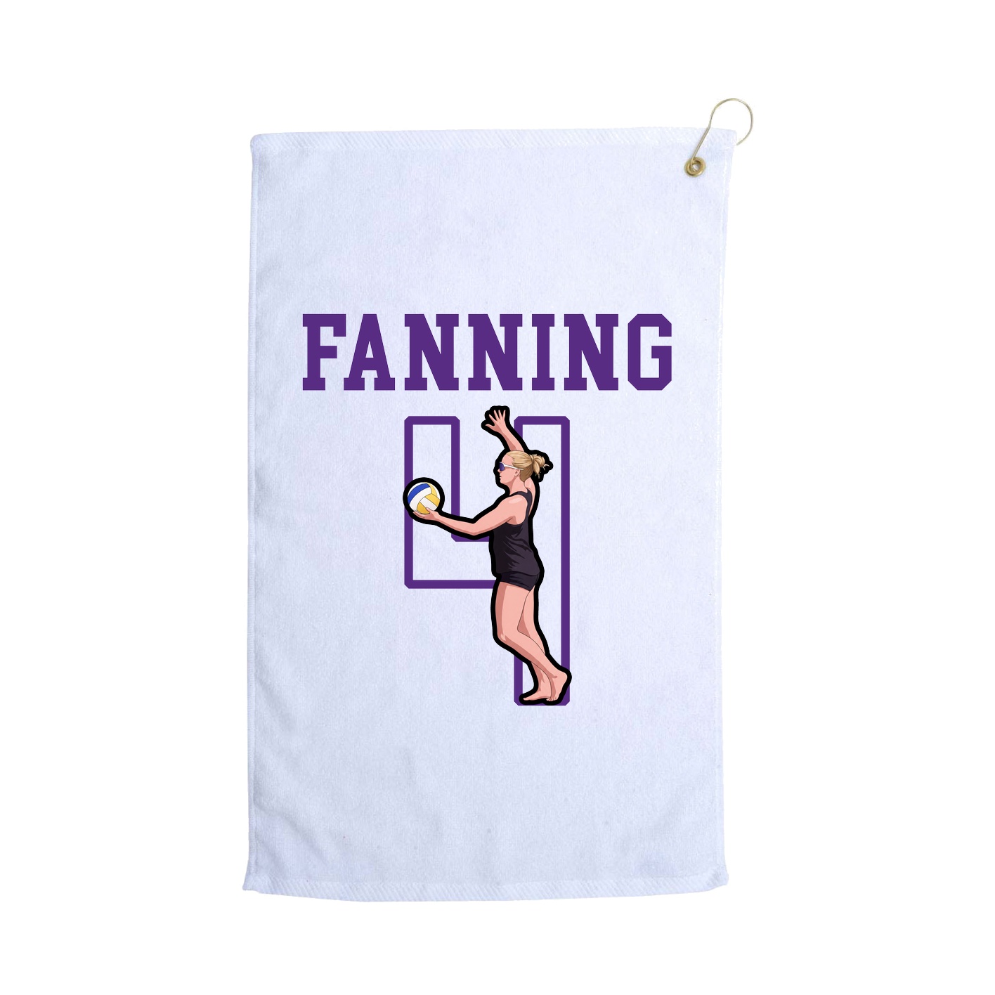 Golf Towel — Shirsey in White