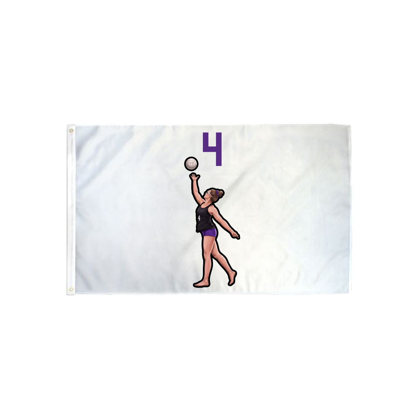 3x5 Flag — Number Top in Classic