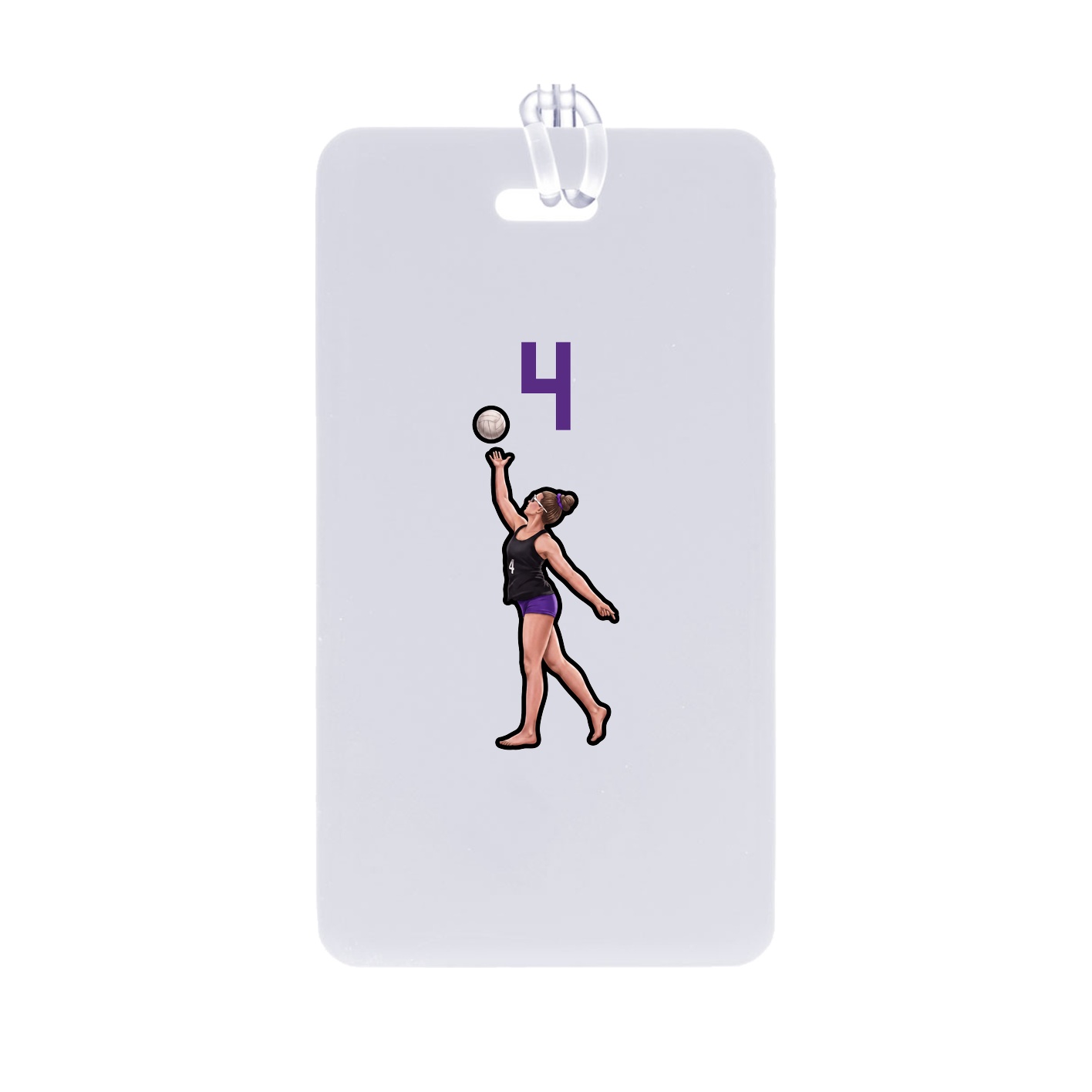 Bag Tag — Number Top in Classic