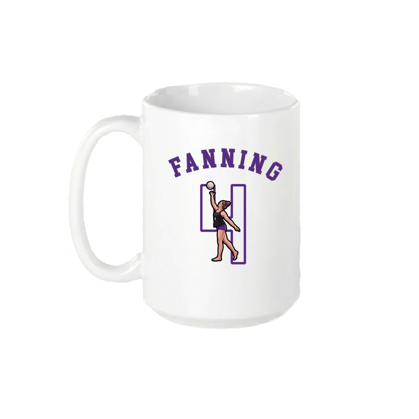 15oz Coffee Mug — Shirsey Arch in White