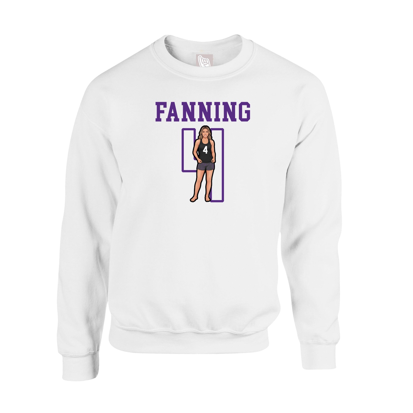 Fleece Crew — Shirsey in White