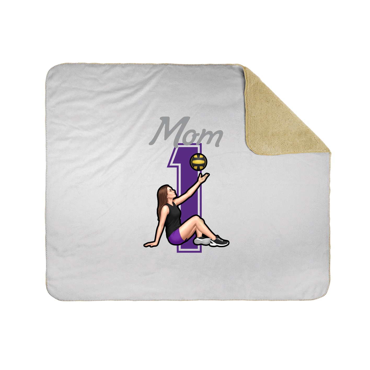 Throw Blanket — Mothers Day Shirsey in White