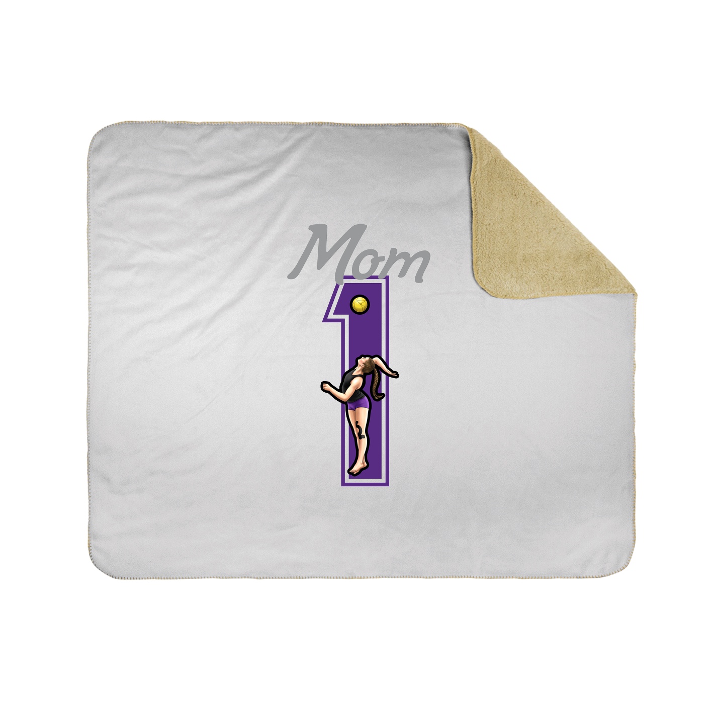 Throw Blanket — Mothers Day Shirsey in White