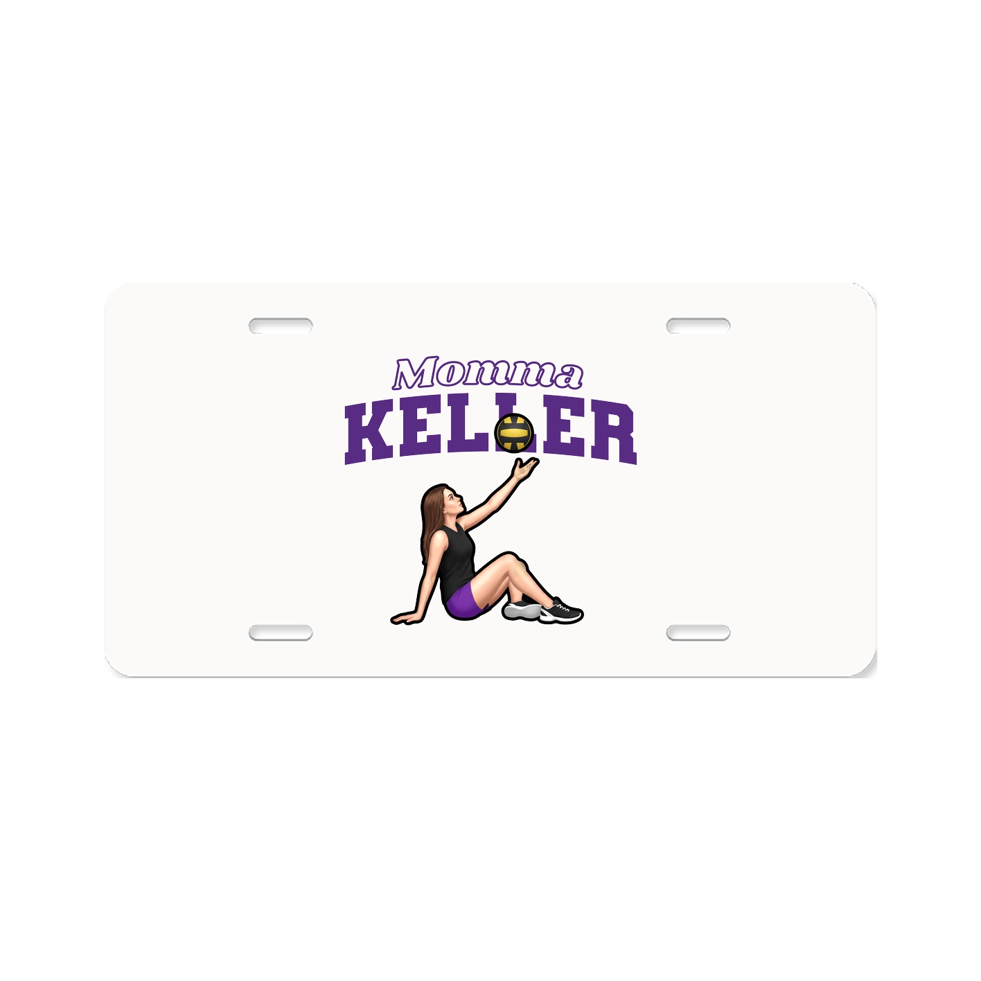 License Plate — Mothers Day Block in Classic