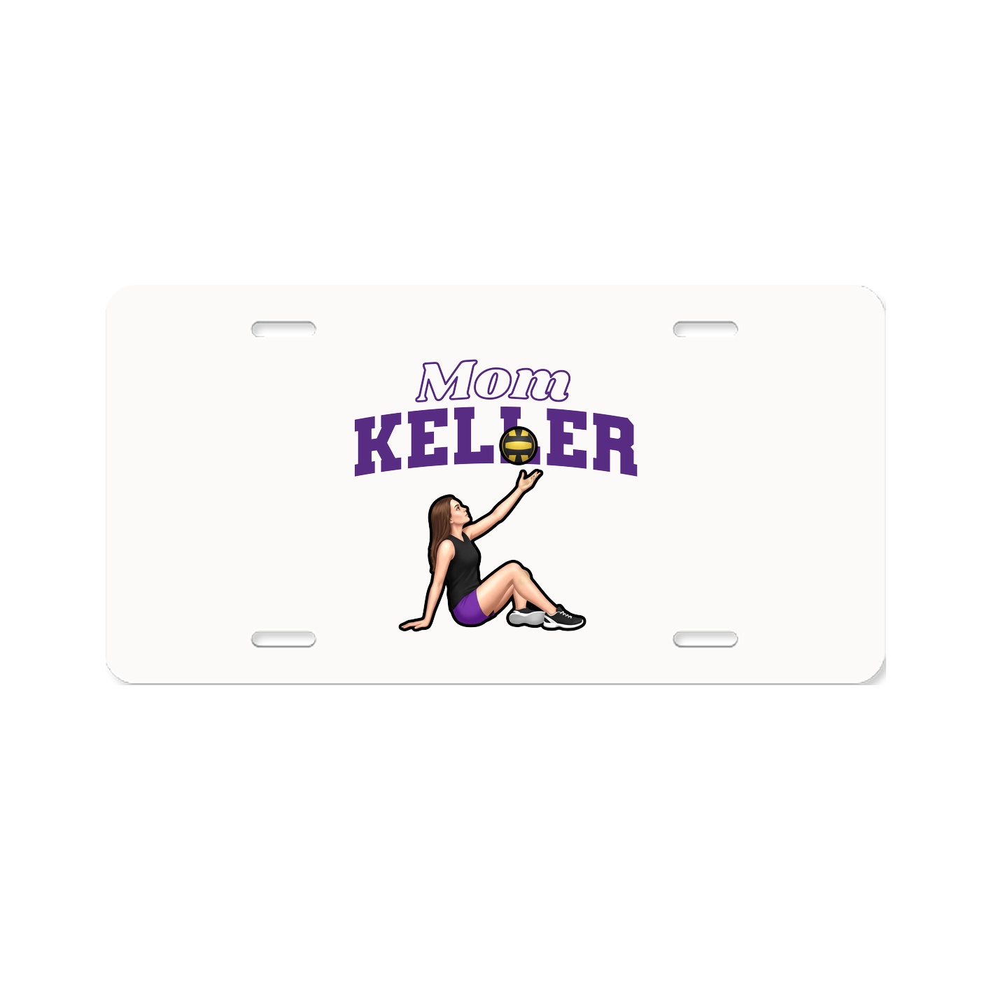 License Plate — Mothers Day Block in Classic