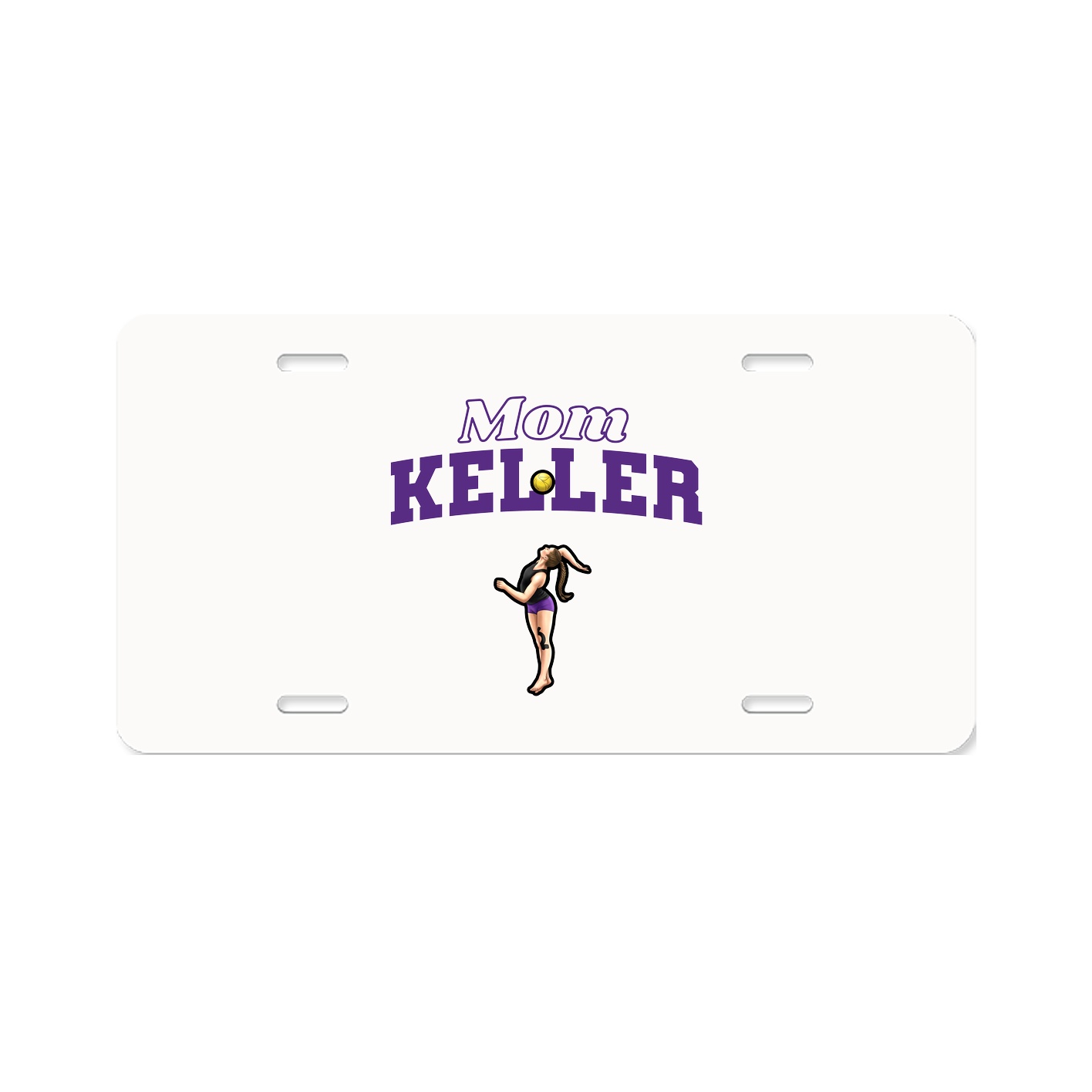 License Plate — Mothers Day Block in Classic