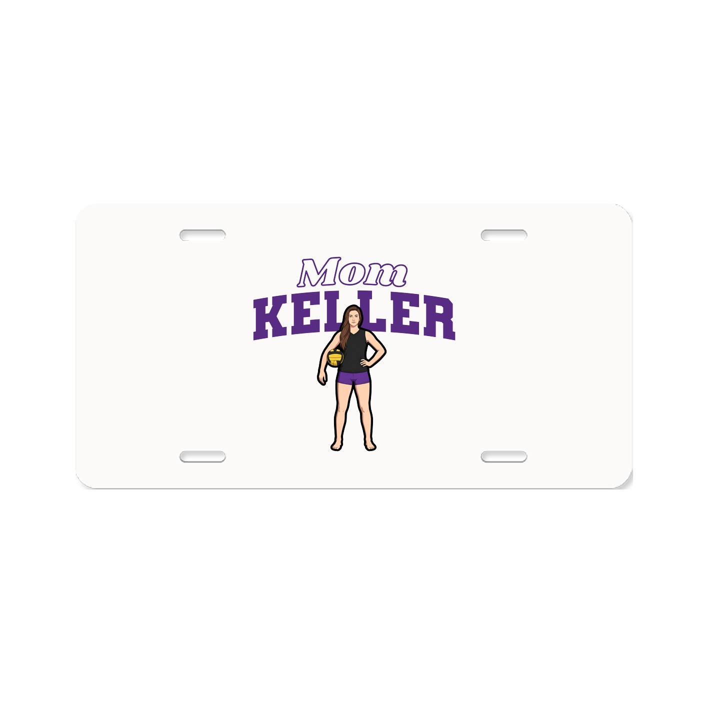 License Plate — Mothers Day Block in Classic