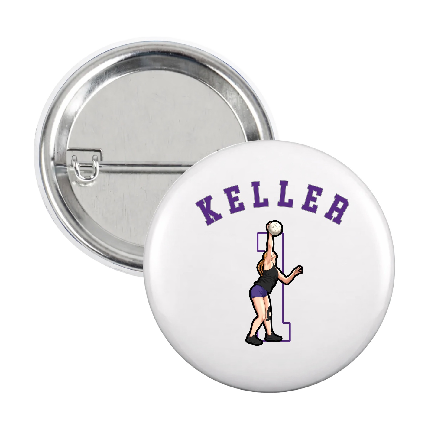 Game Day Button — Shirsey Arch in White