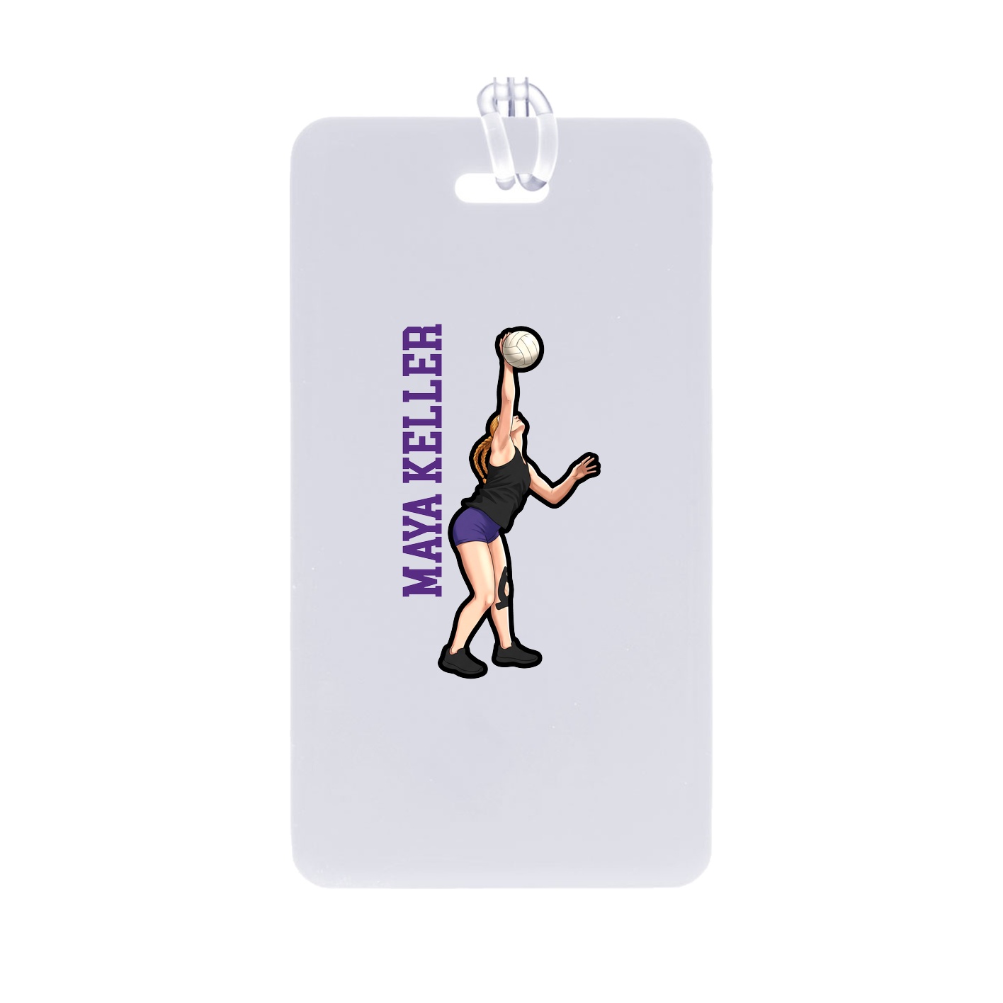 Bag Tag — Name Vertical in Classic