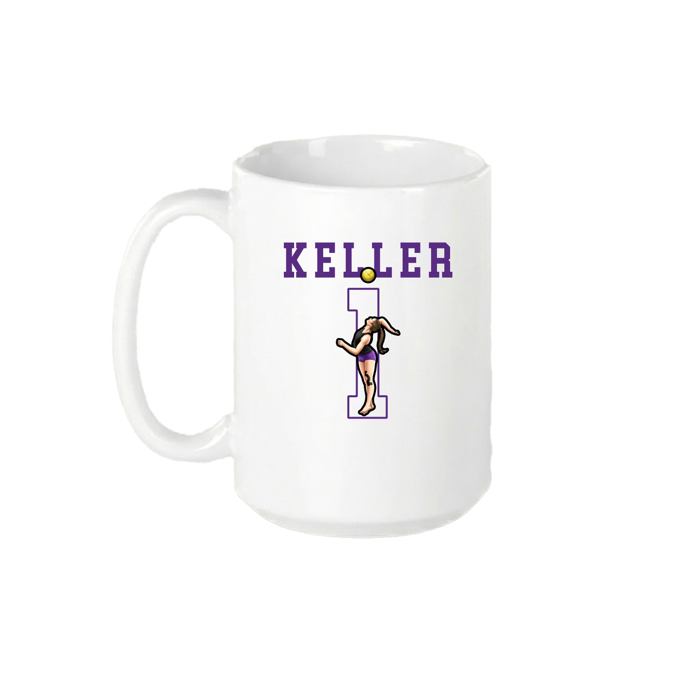 15oz Coffee Mug — Shirsey in White