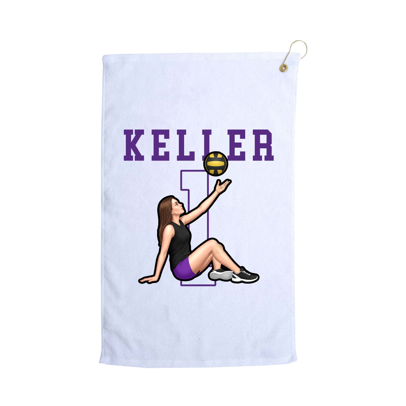 Golf Towel — Shirsey in White