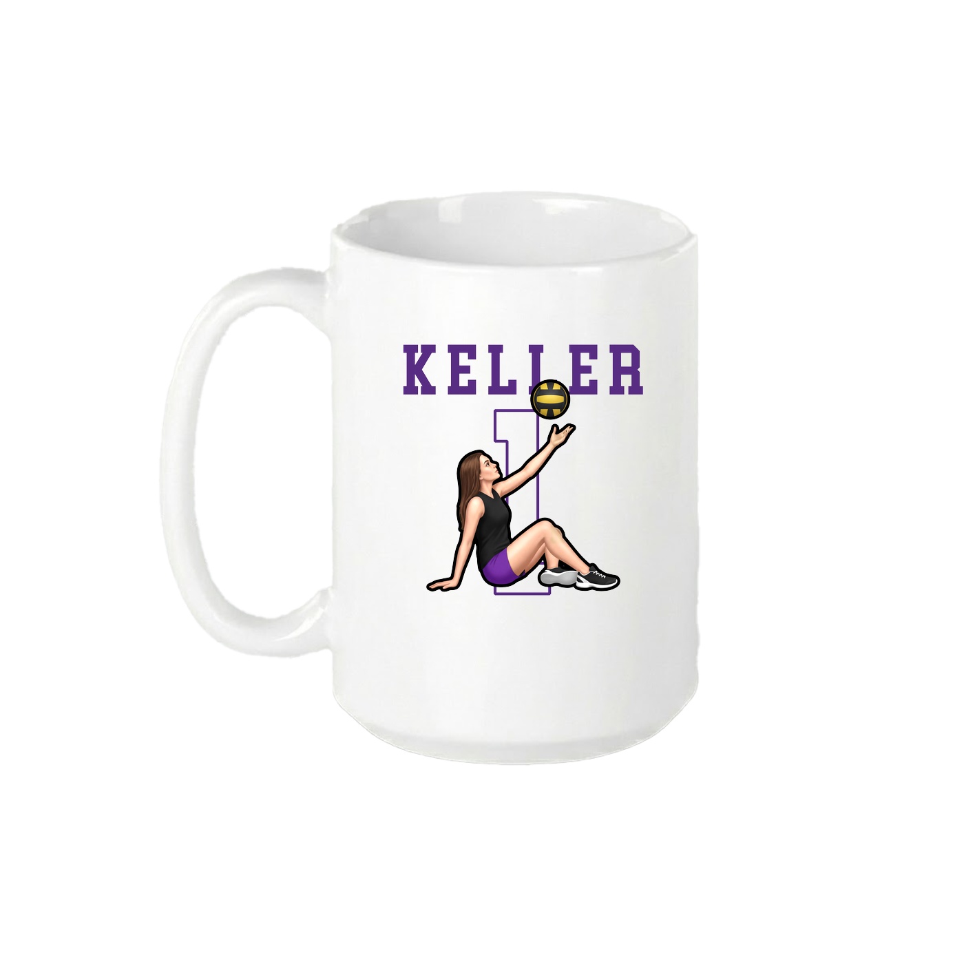 15oz Coffee Mug — Shirsey in White