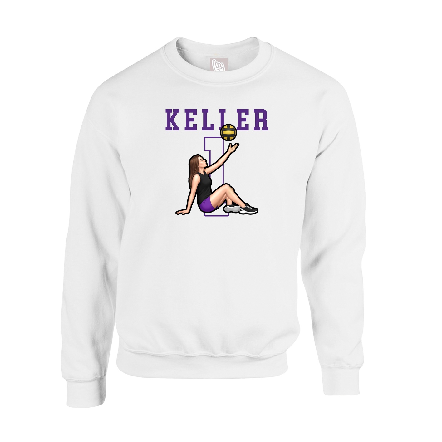 Fleece Crew — Shirsey in White