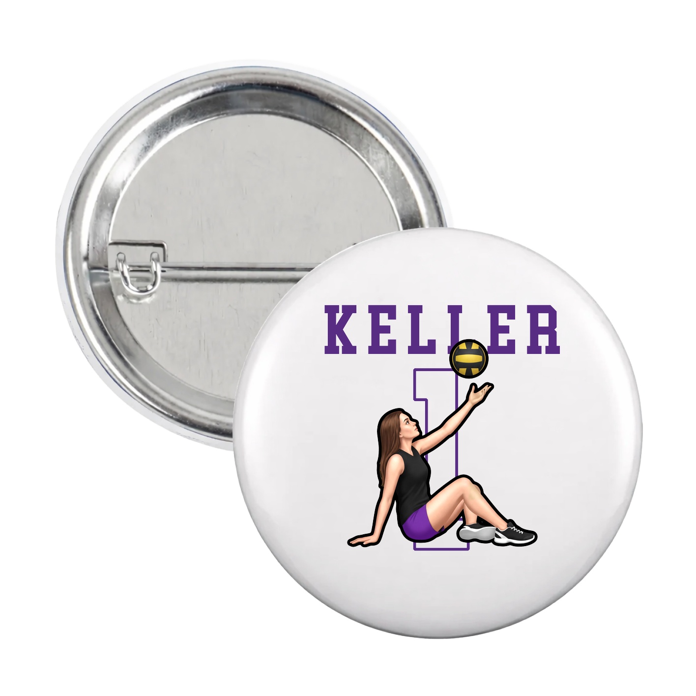 Game Day Button — Shirsey in White