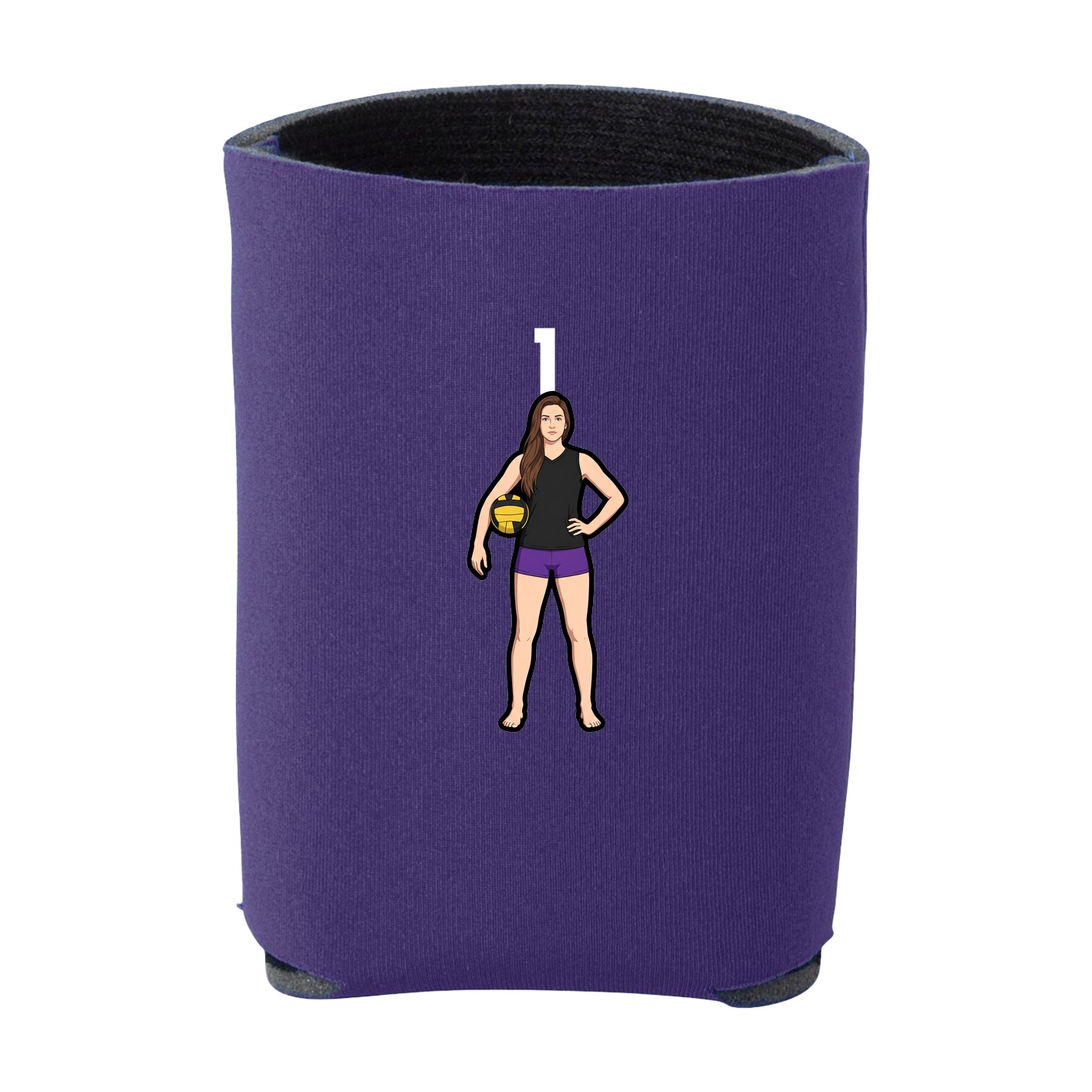 Can Holder — Number Top in Purple