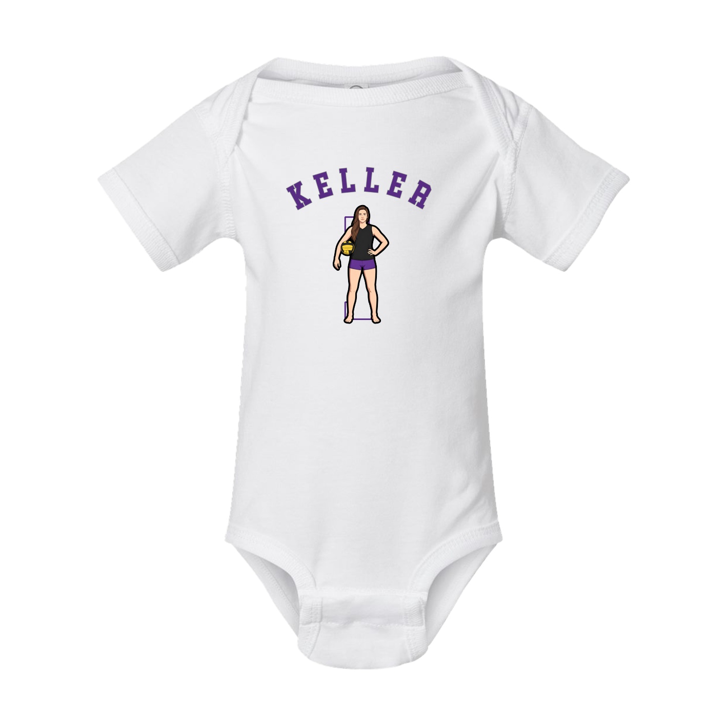 Baby Onesie — Shirsey Arch in White
