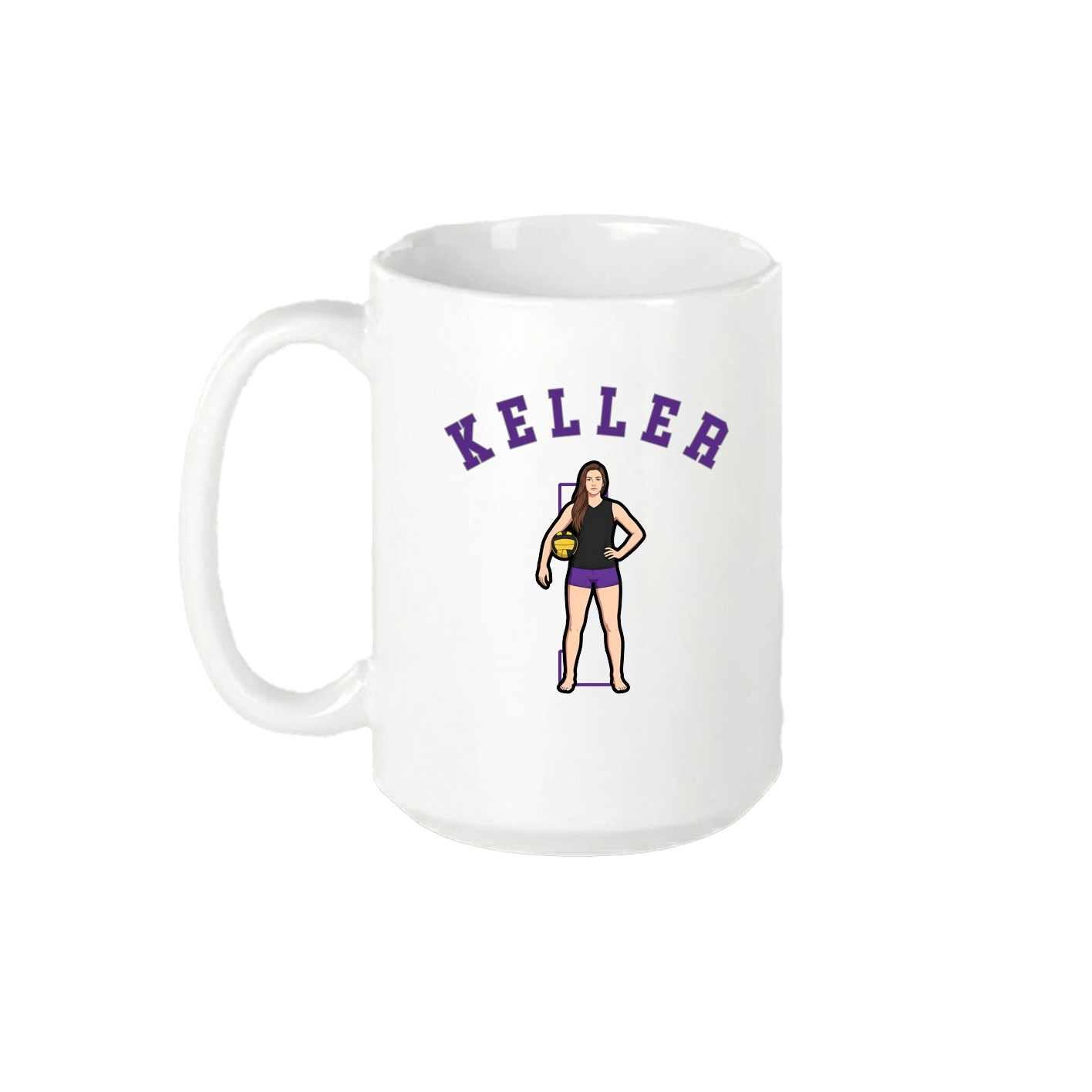15oz Coffee Mug — Shirsey Arch in White
