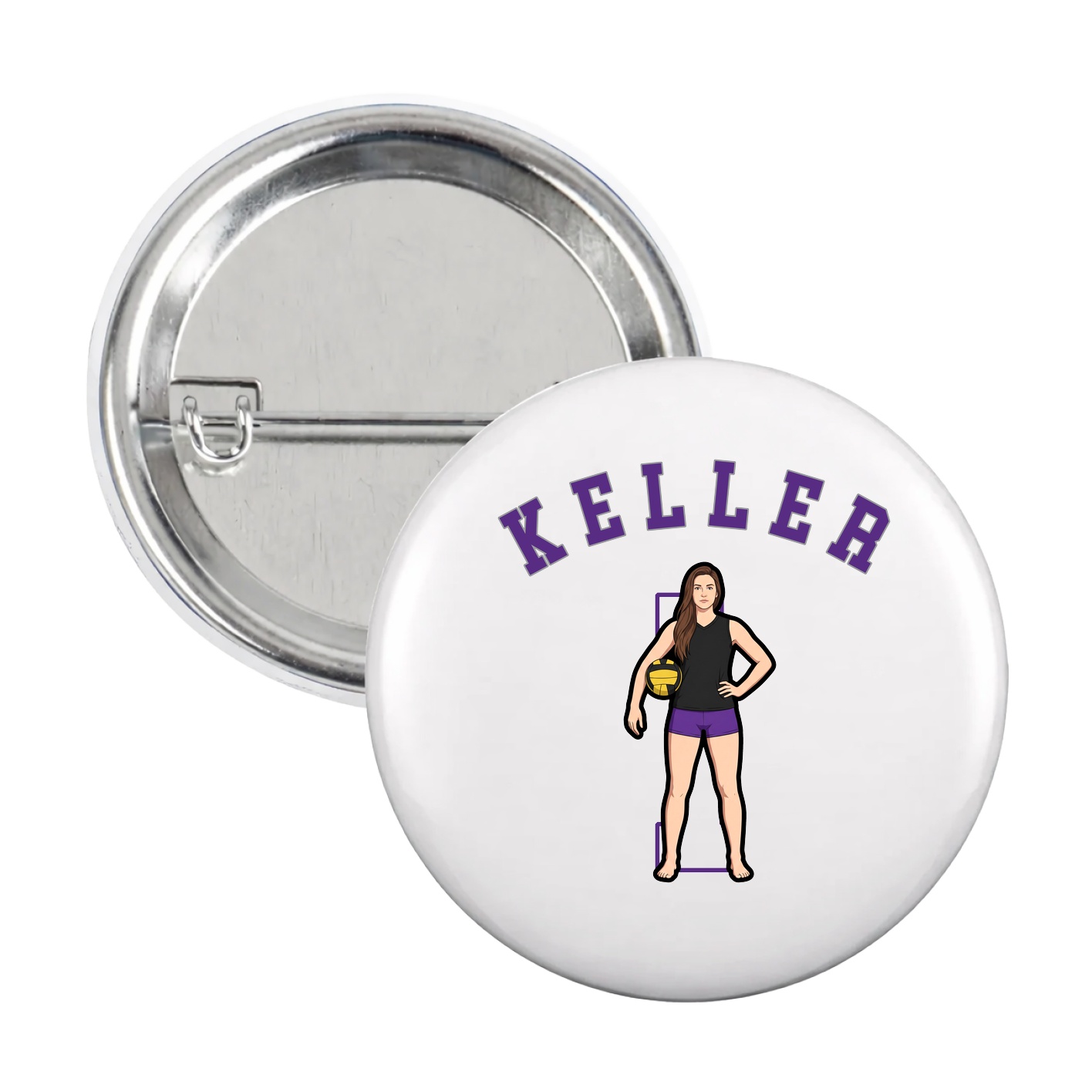 Game Day Button — Shirsey Arch in White