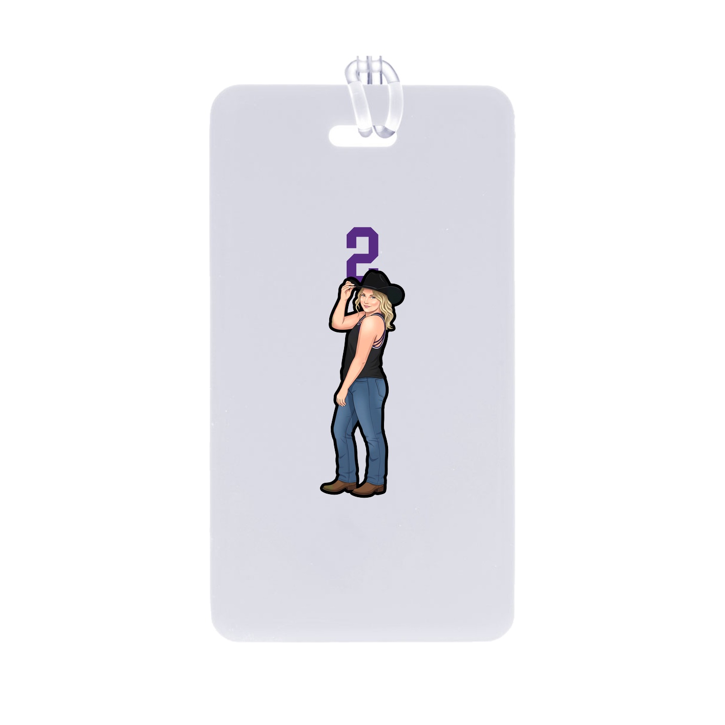 Bag Tag — Number Top in Classic